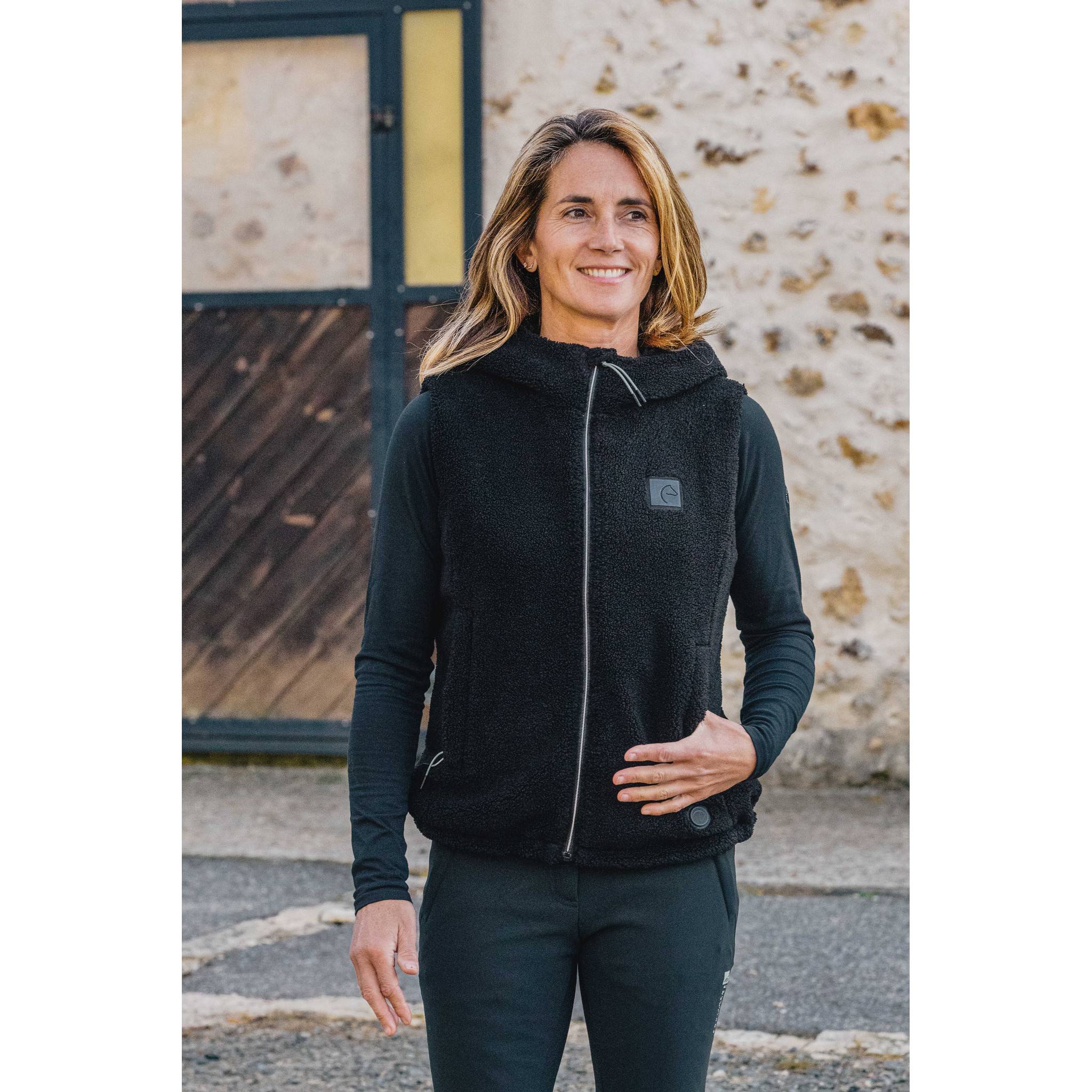 EQUITHÈME Valery Heated Vest - Ladies Black 981005023