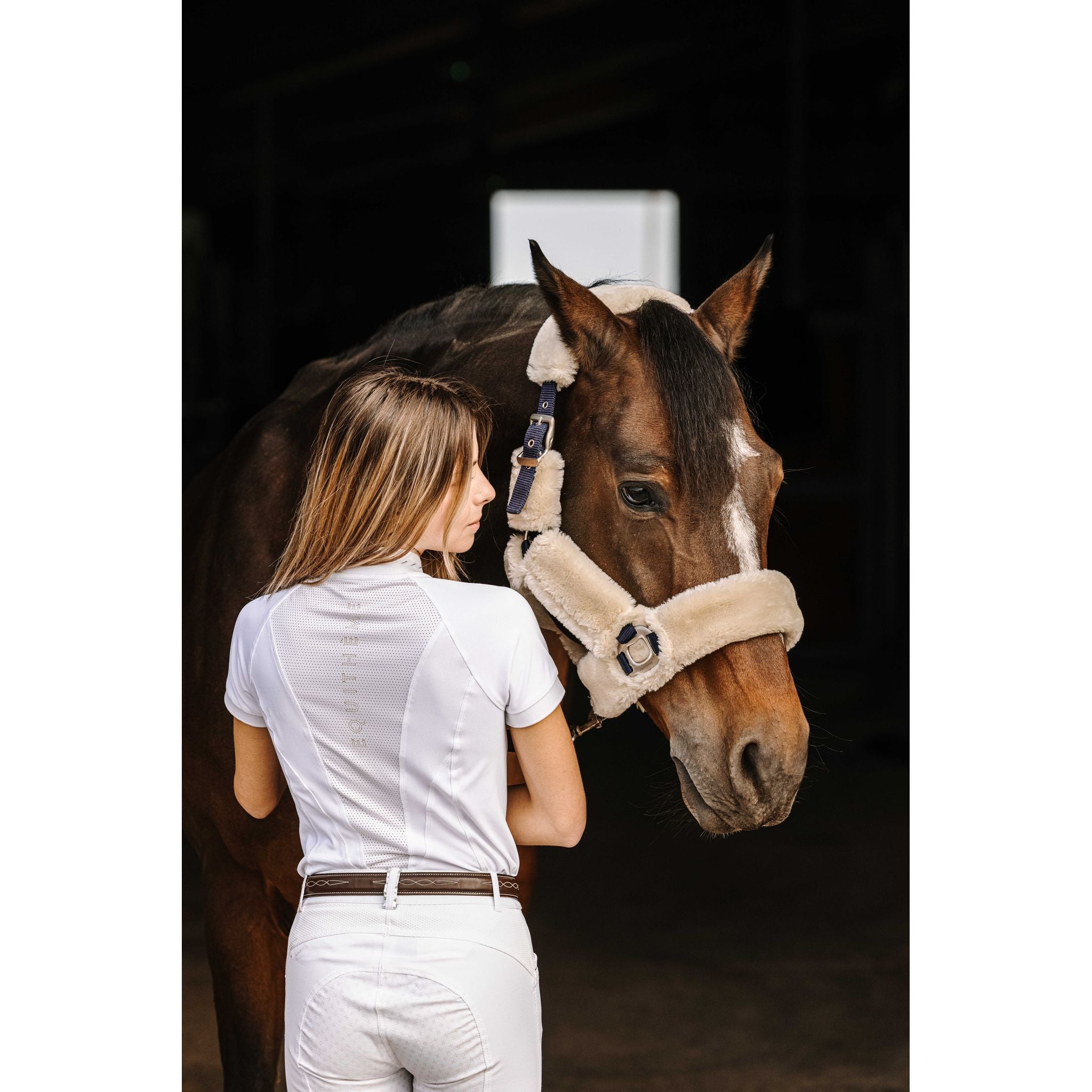 EQUITHÈME Elodia Show Polo - Women - White - 962108012_ambi_3