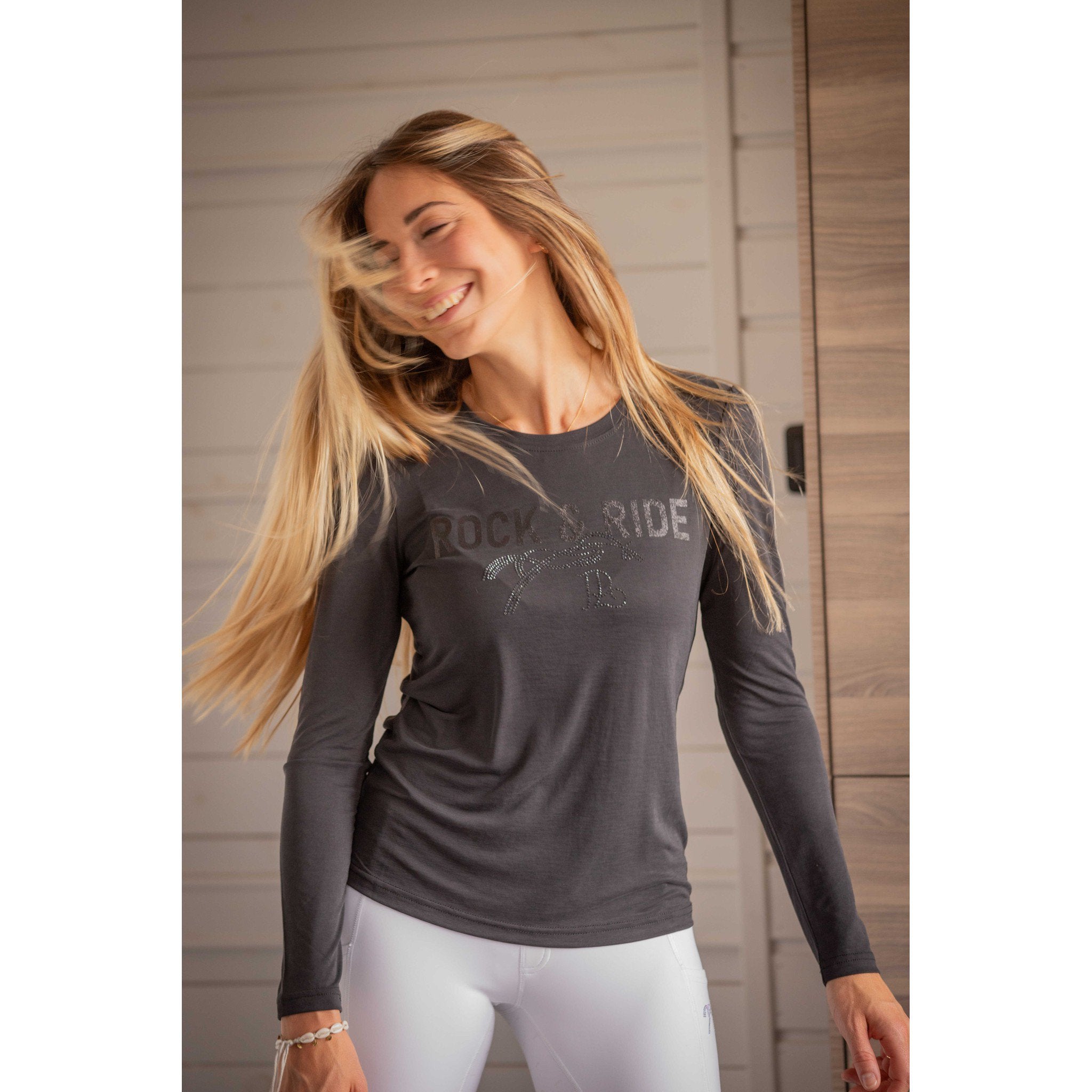 Pénélope Lovely Rock & Ride T-Shirt - Ladies Dark grey 963424311