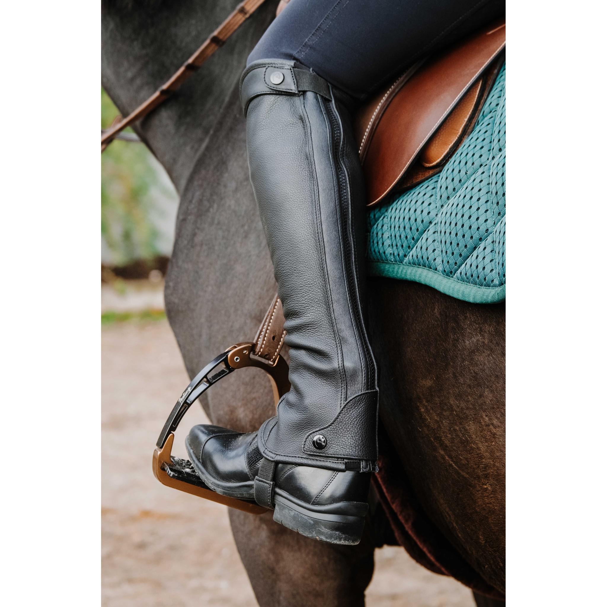 EQUITHÈME Select Half-Chaps - Adult Black 913013221