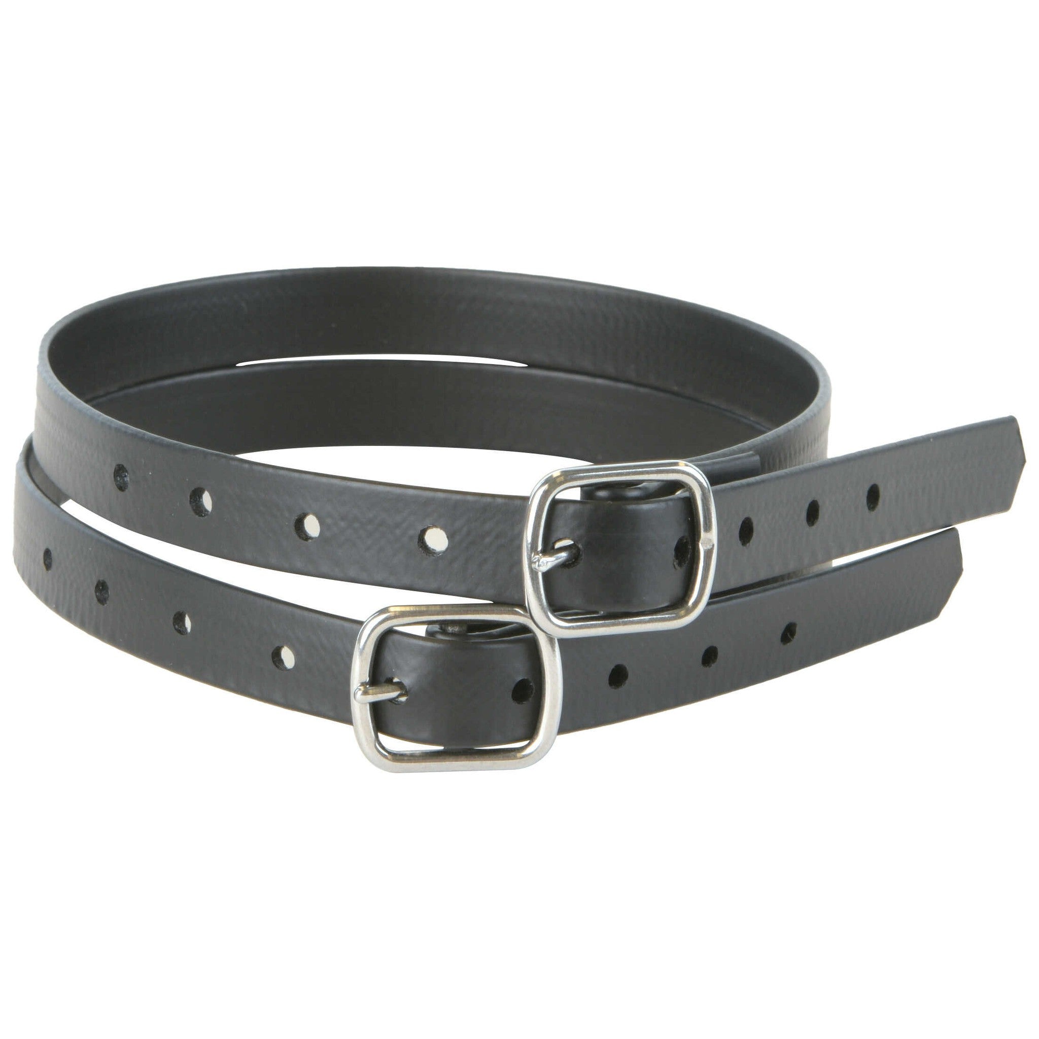 METALAB Flexicare Stirrup Leathers 45cm Black - 922079002_packshot_1