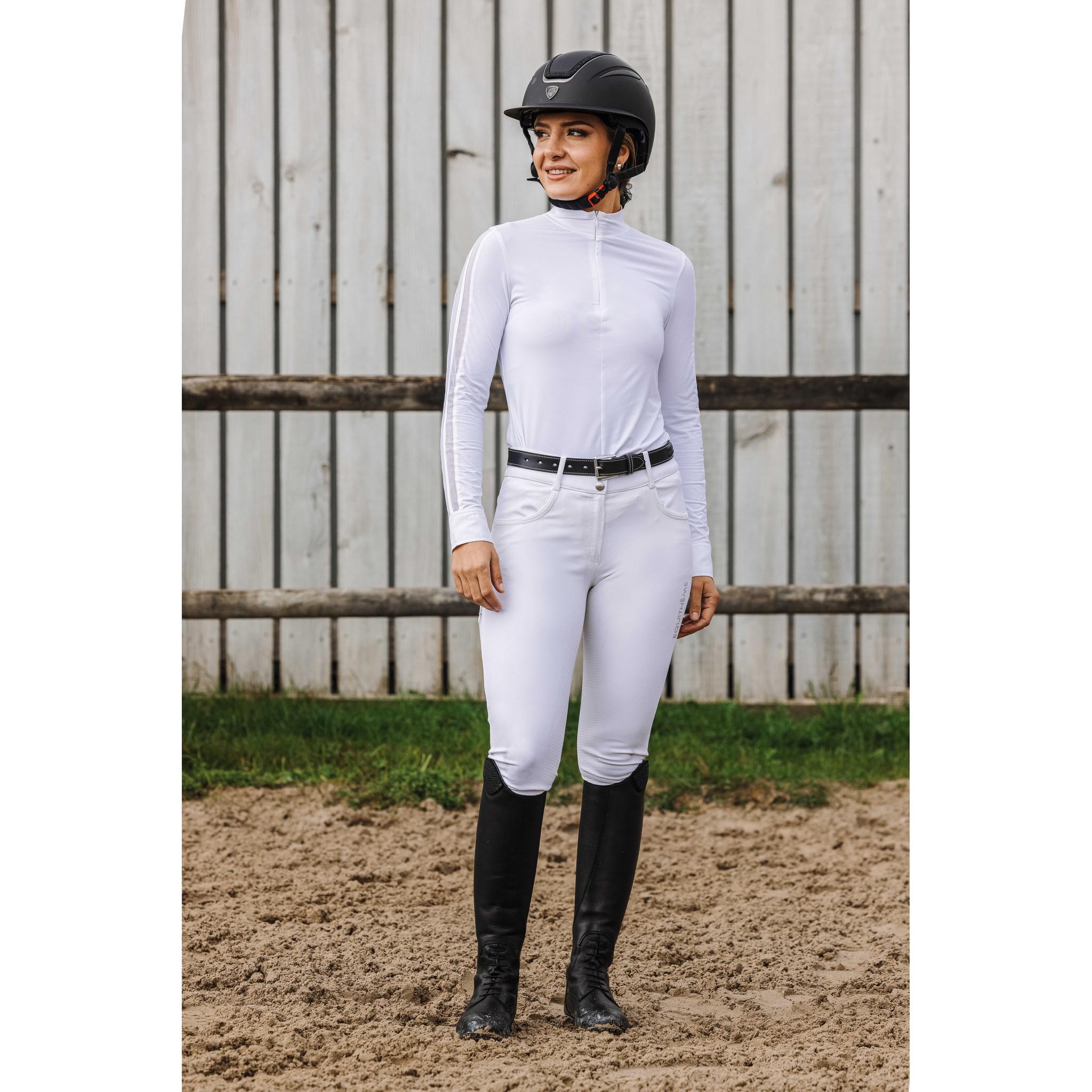 EQUITHÈME Estoril show polo - Ladies White 962119011