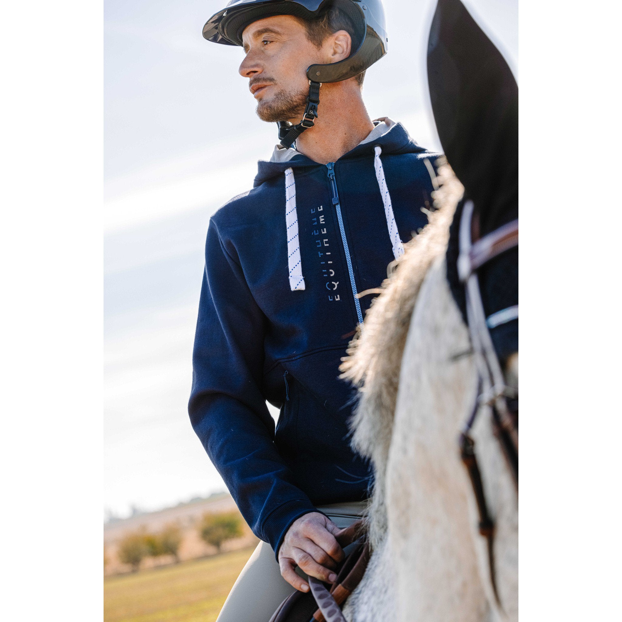 EQUITHÈME Hervé Sweatshirt - Men Navy blue 963212073