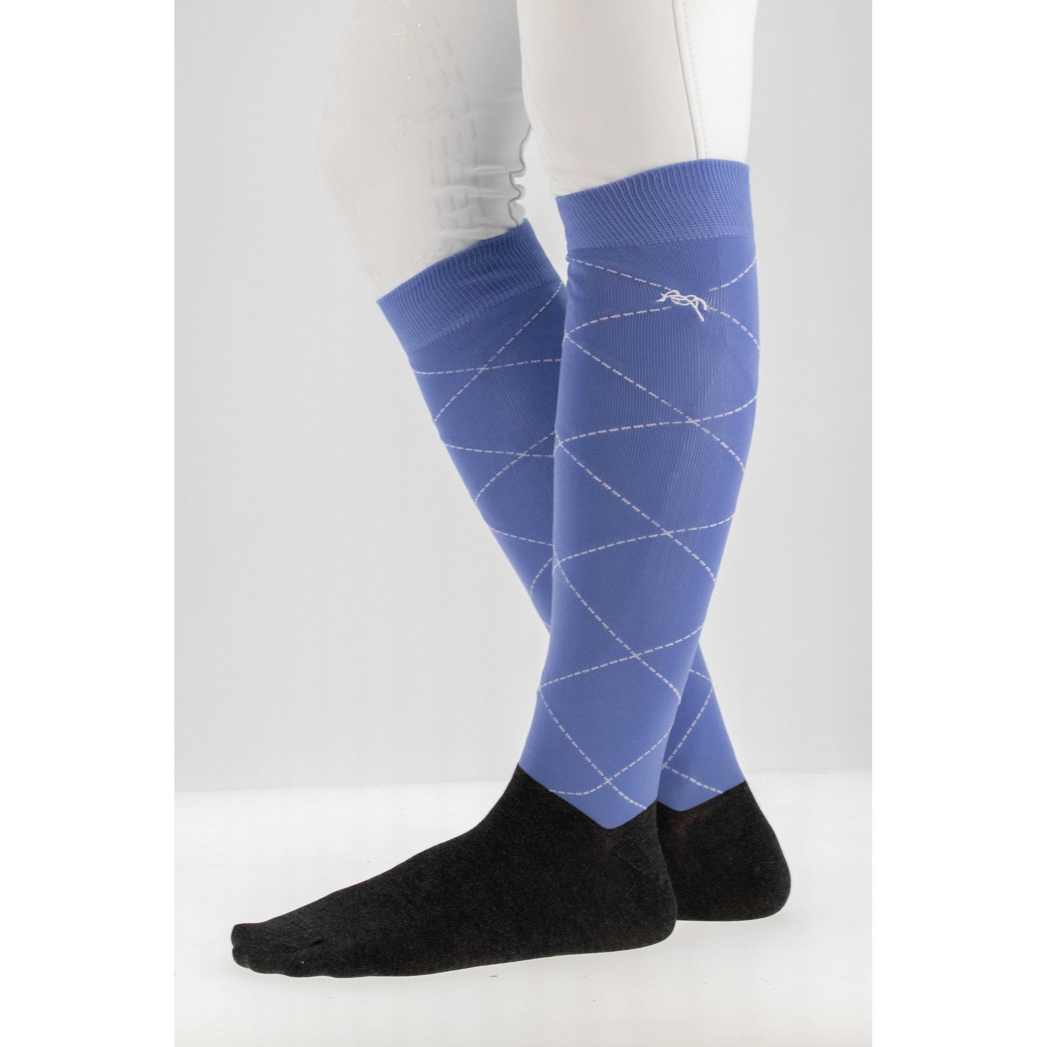 Pénélope Luxe Stripes & Cross socks - Ladies Denim 986803191