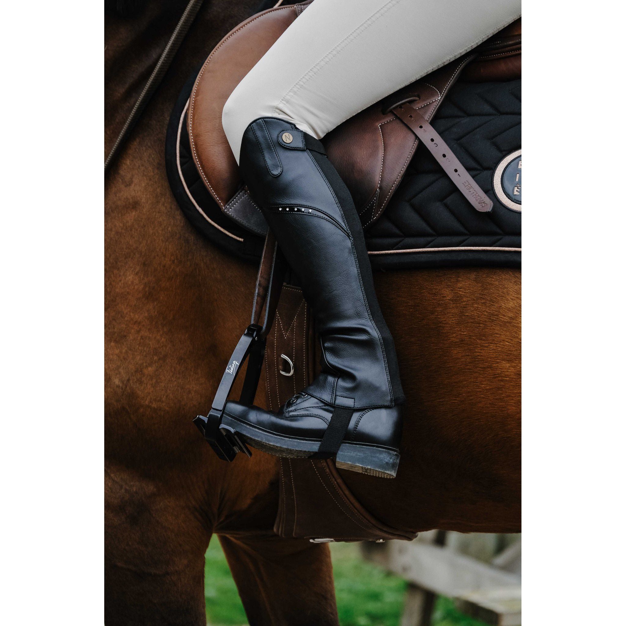 Norton Bright Half chaps - Adult Black 913031203