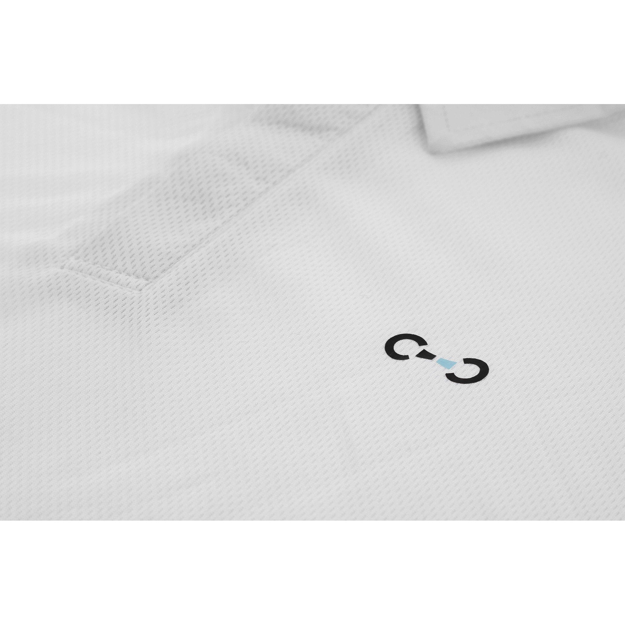 Riding World Romain Show Polo Shirt - Men White 962129012