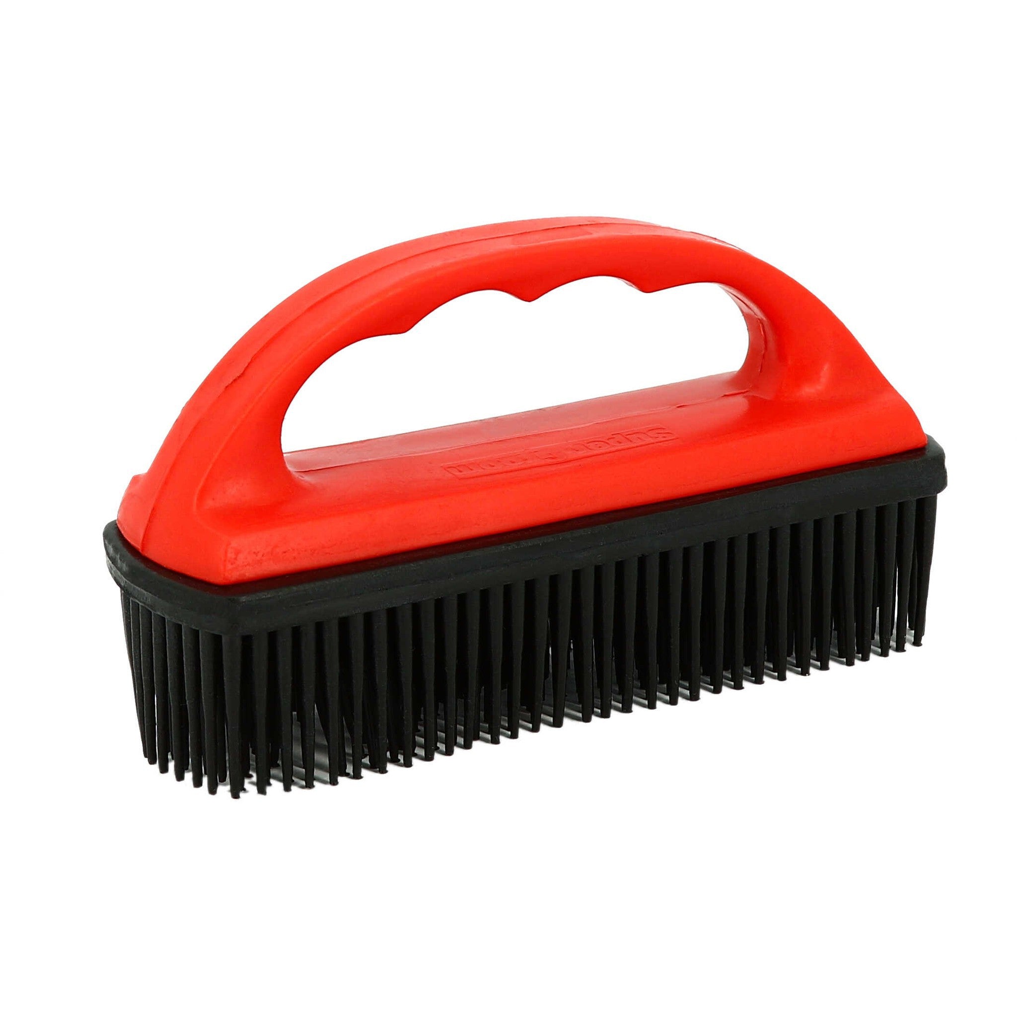 Hippo-Tonic Rubber Brush for saddle pads Red/black 700093302