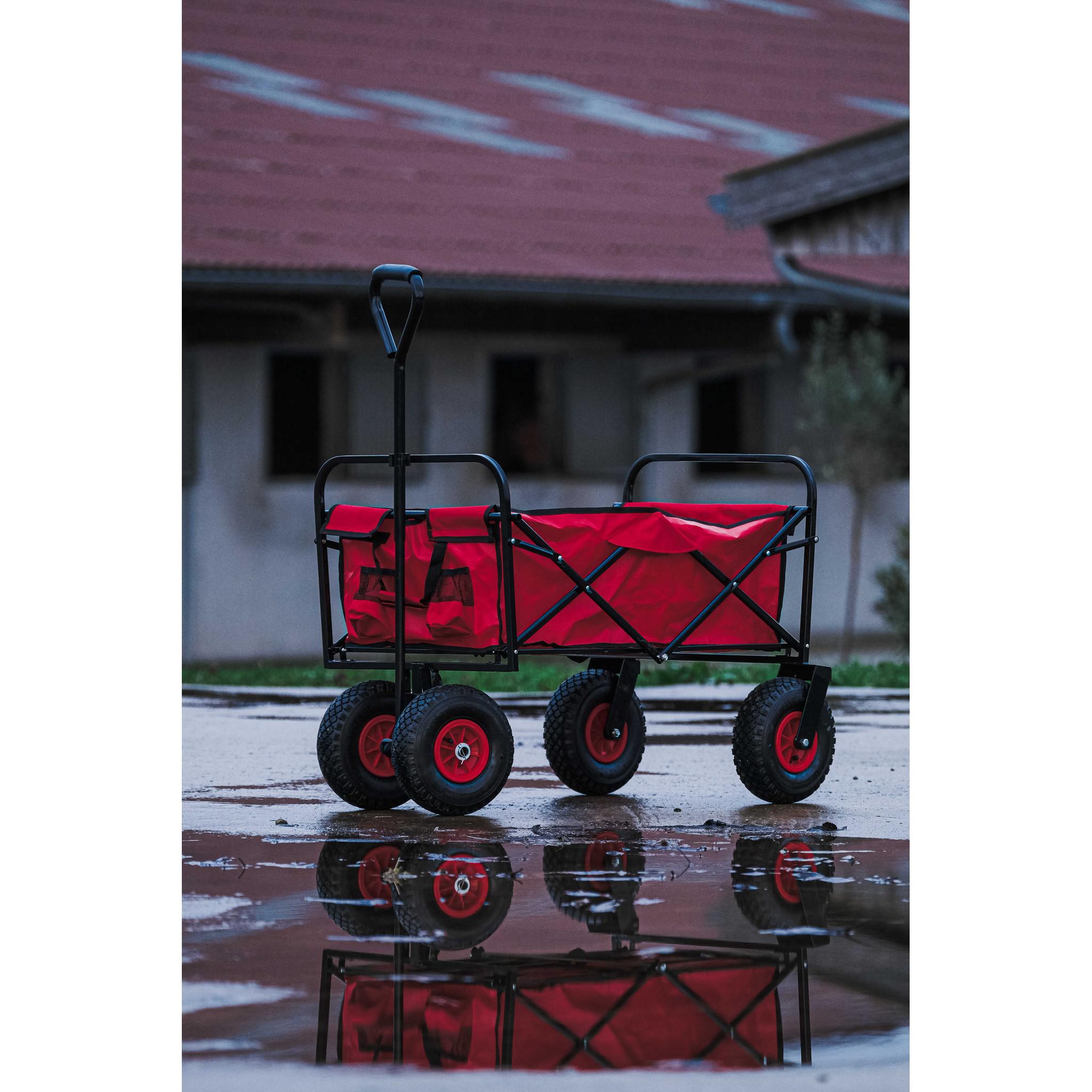 Hippo-Tonic 4-wheel Stable Cart Red 704245003
