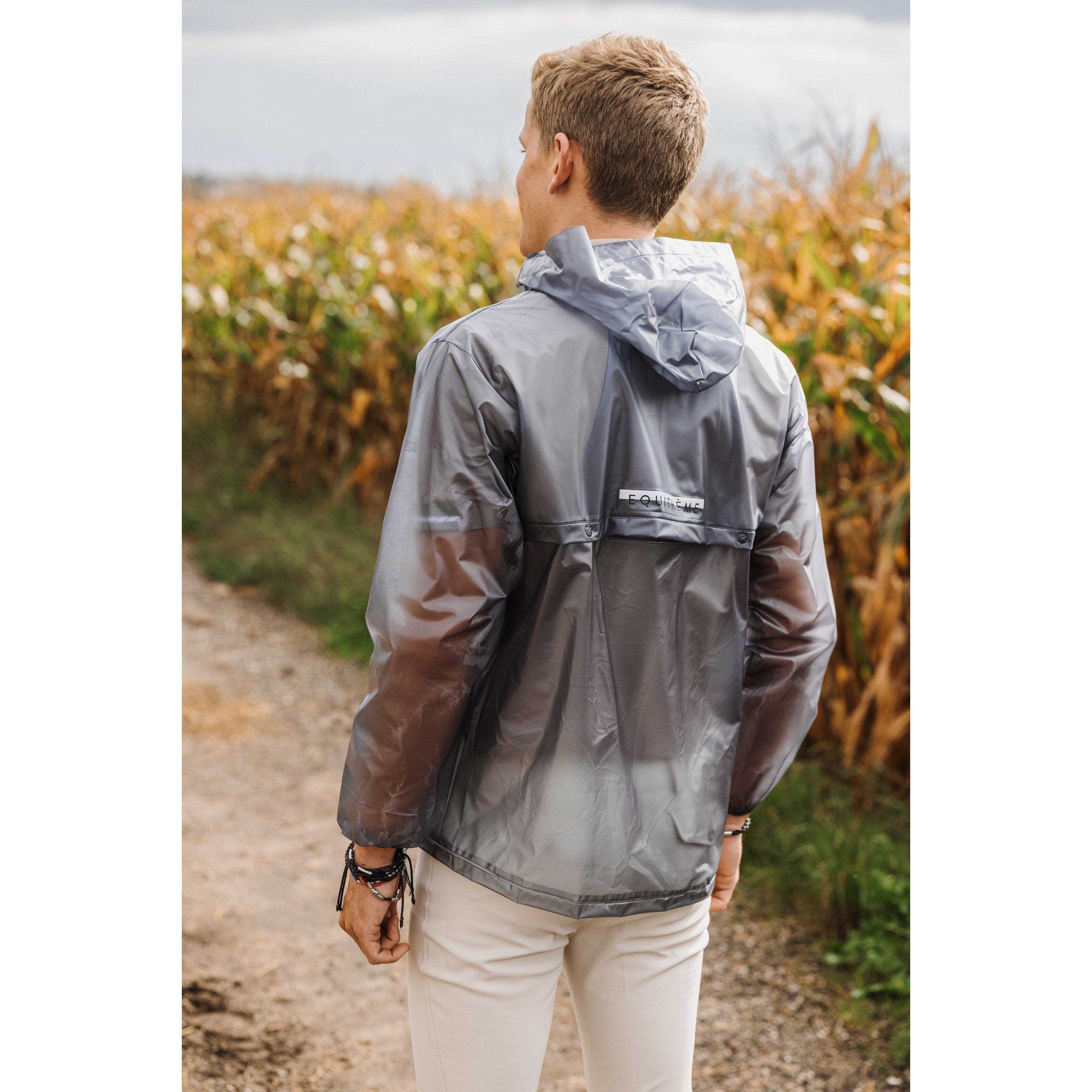 EQUITHÈME Saigon Raincoat - Adult Grey 965031103