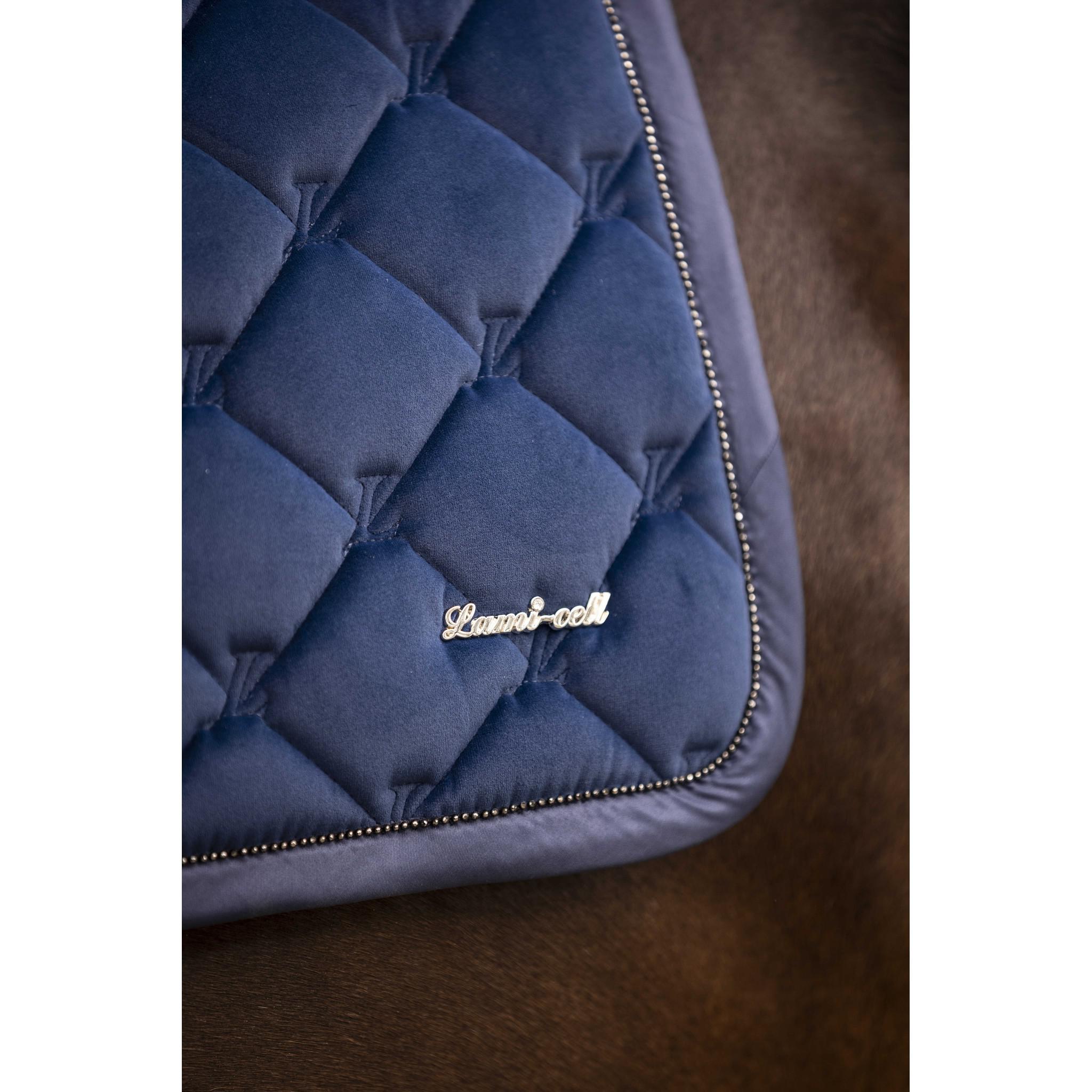 Lami-Cell Galaxy Velvet Saddle Pad - All purpose Navy blue 220033307
