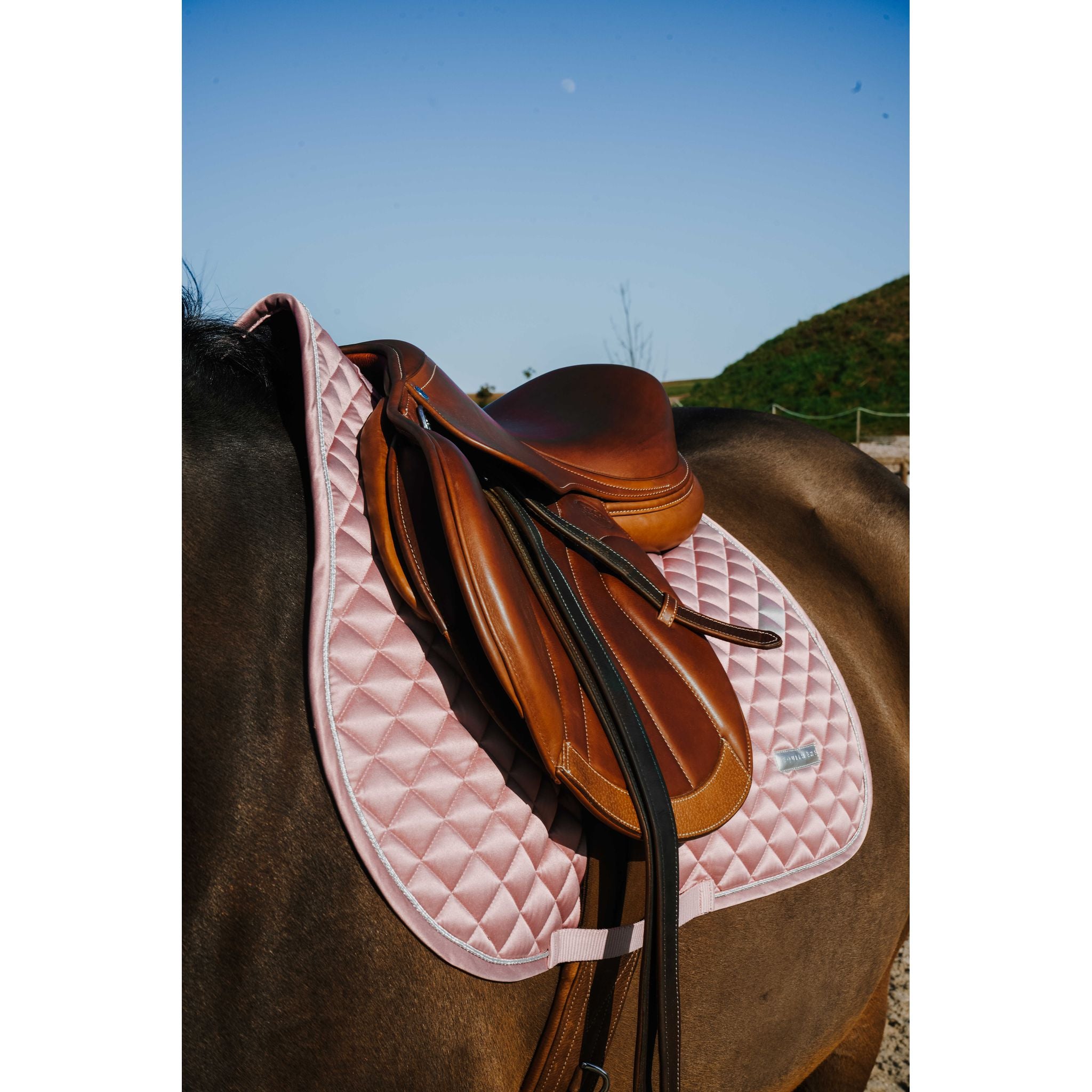 EQUITHÈME All-Purpose Saddle Pad - Mother of Pearl Pink - 204029013_ambi_2
