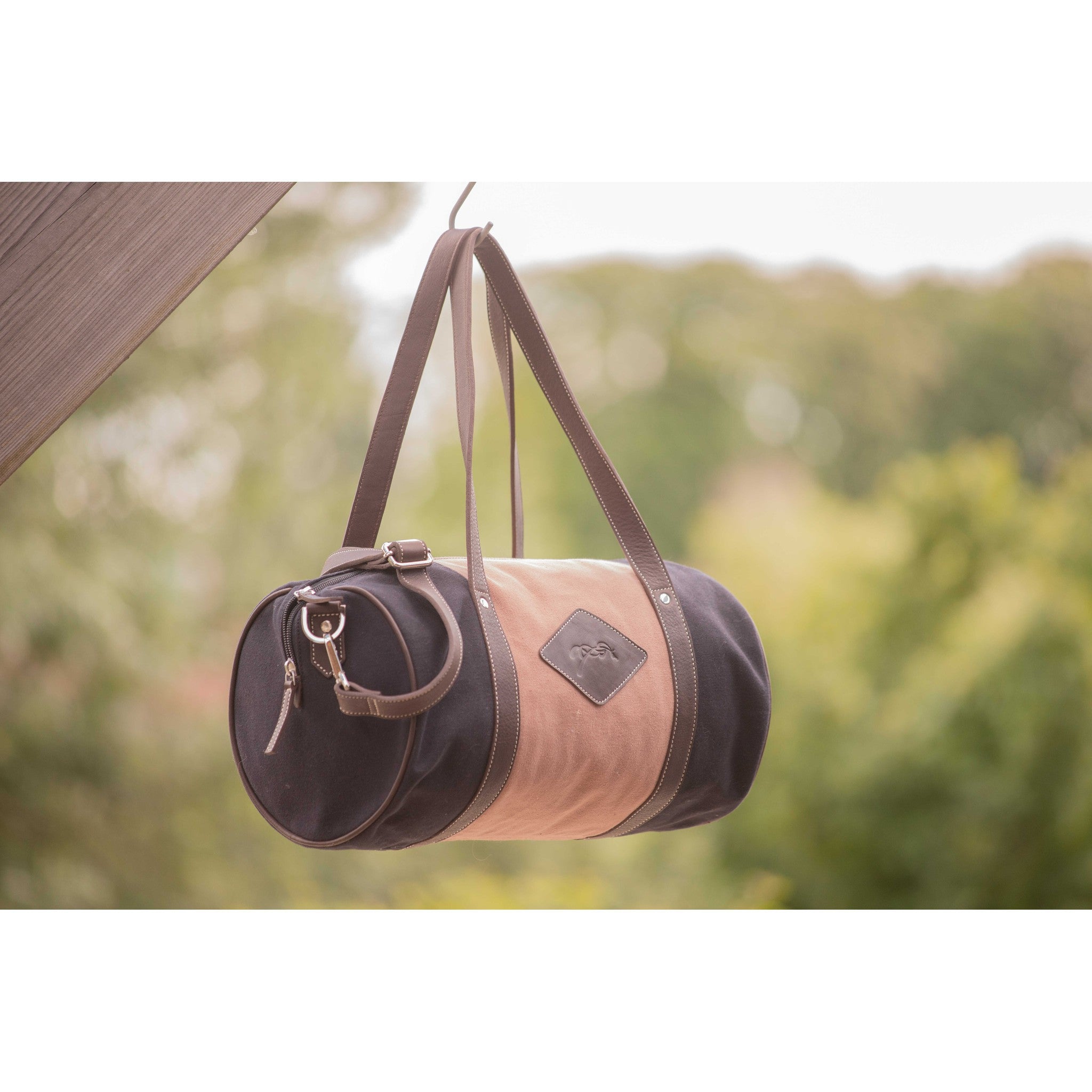 Pénélope Canvas Bowl Bag - Medium Black/Old Pink 936223162