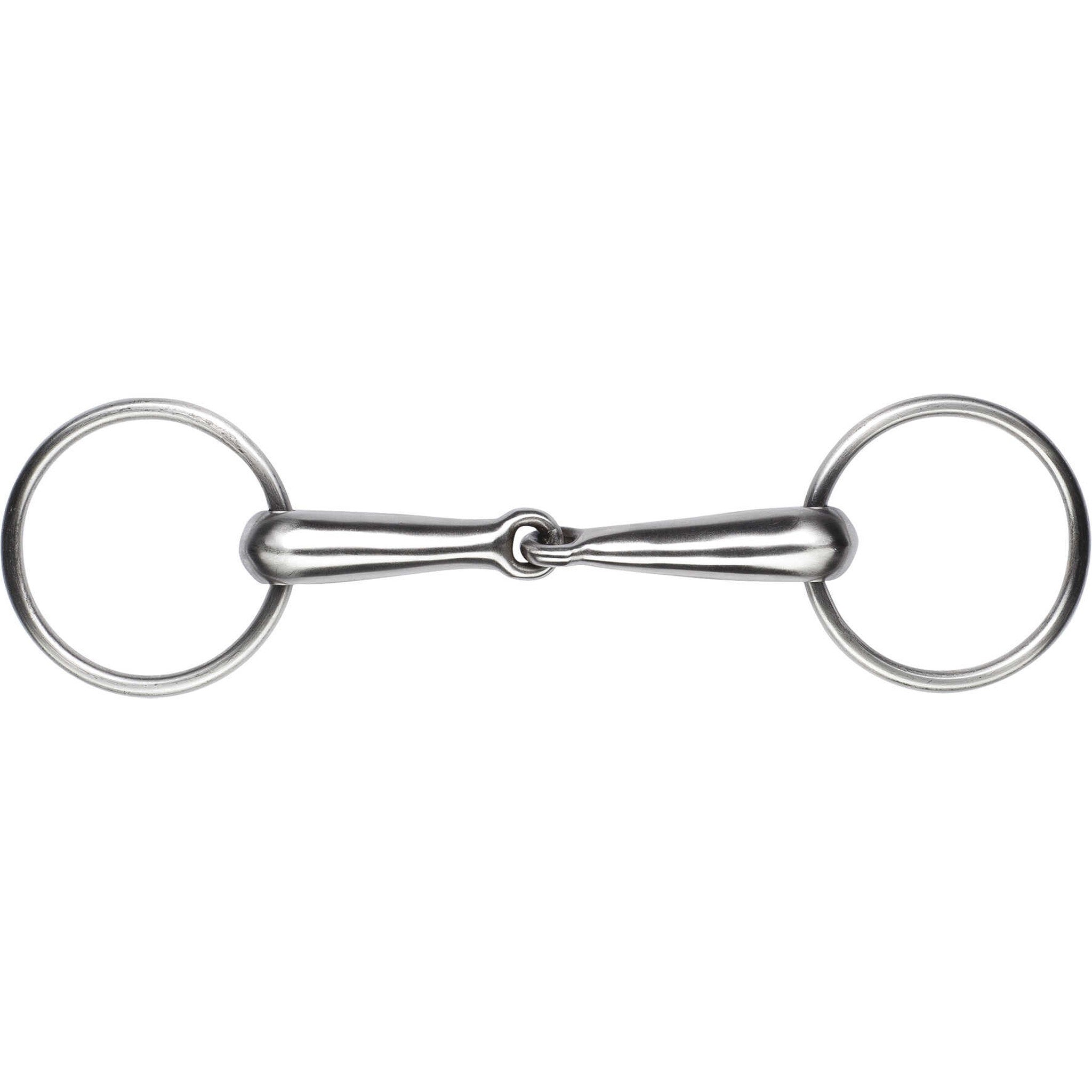 Feeling Satin finish stainless steel hollow loose ring snaffle 600701125
