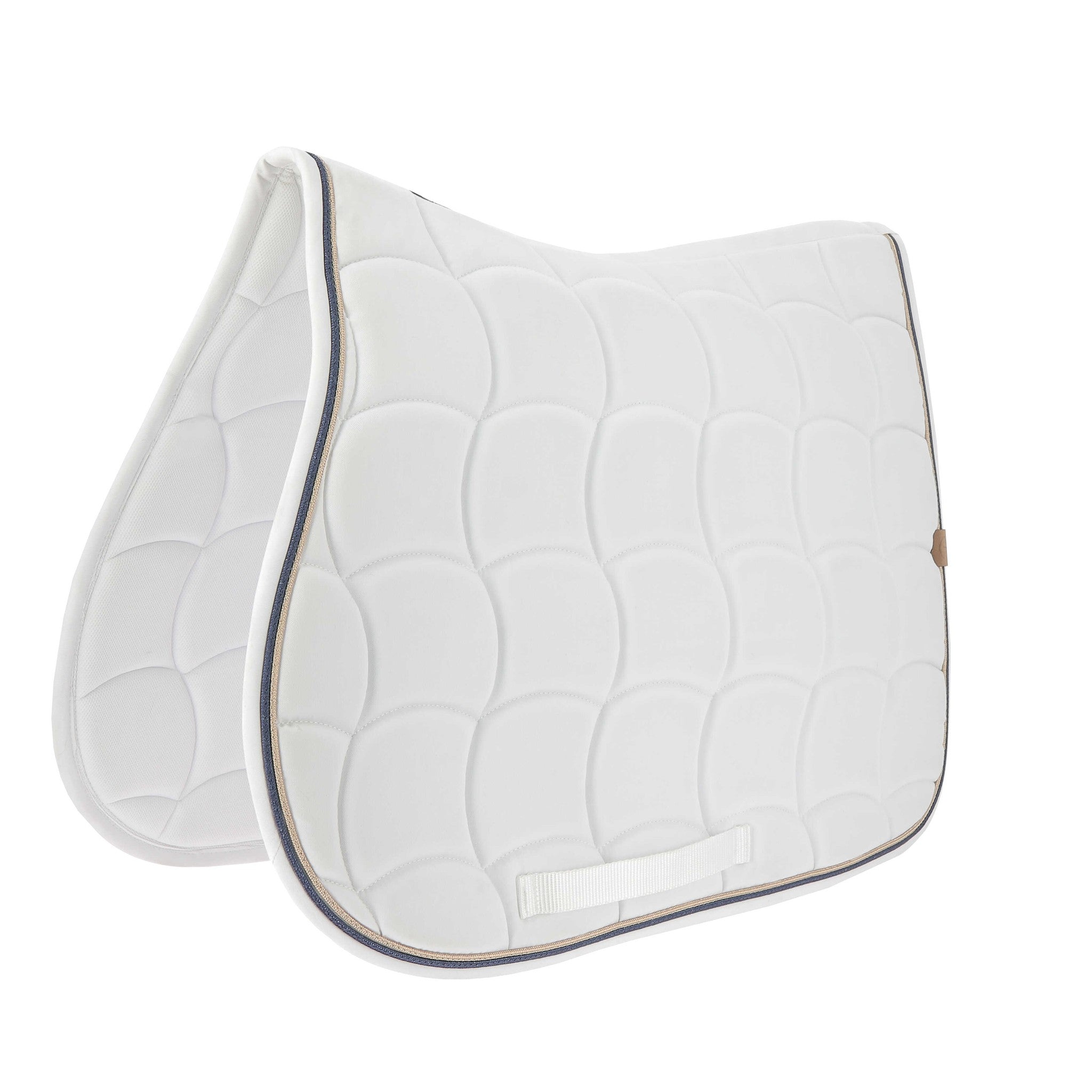 EQUITHÈME Shiny All-Purpose Saddle Pad White - 204762001_packshot_1
