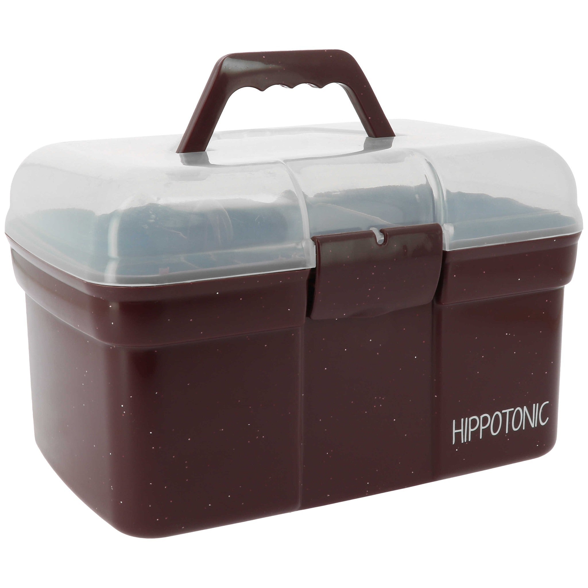 Hippo-Tonic Glitter Tack Grooming Box Burgundy 700044133