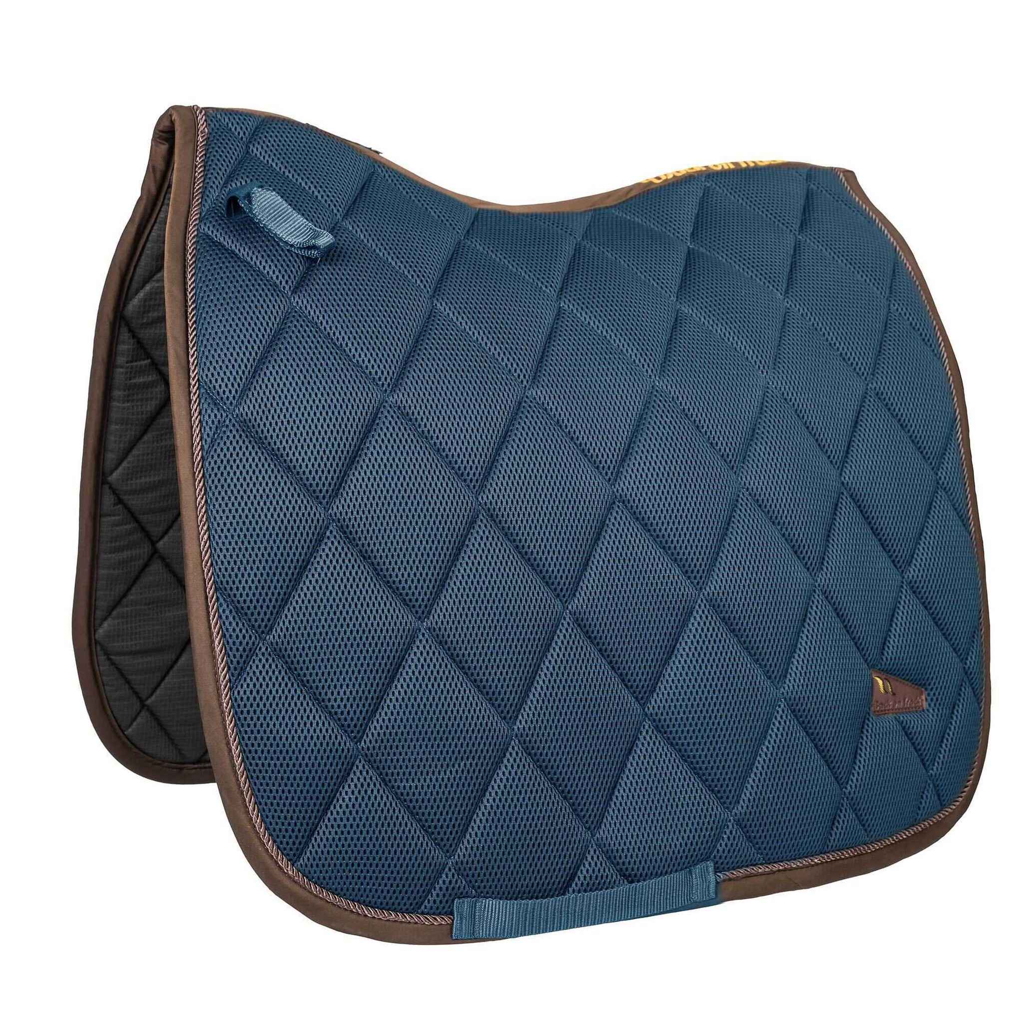 Back on Track® Haze Collection saddle pad - Dressage Black/golden pink b23529003