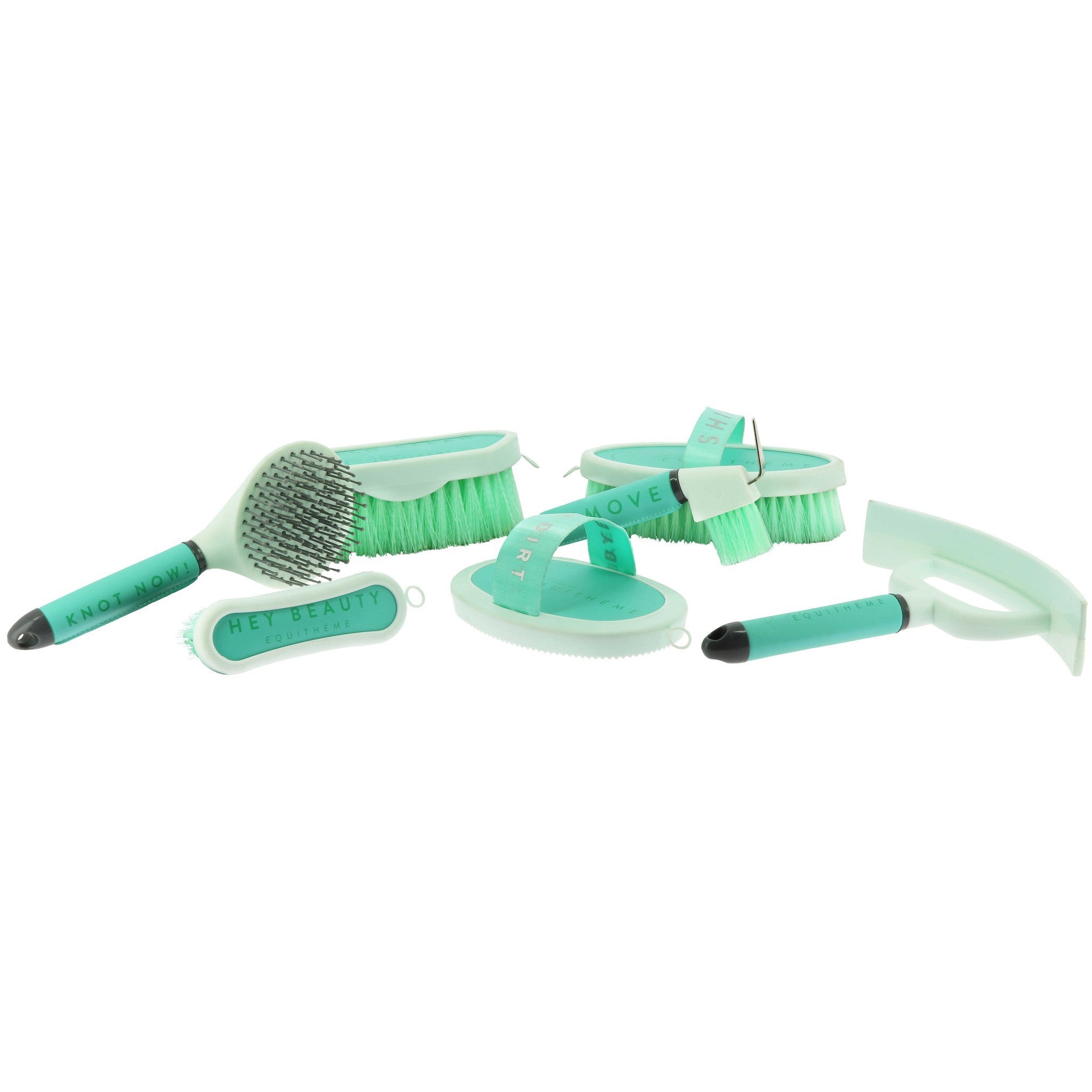 Je t'aime EQUITHÈME Fun Dandy brush Mint/green 311044017