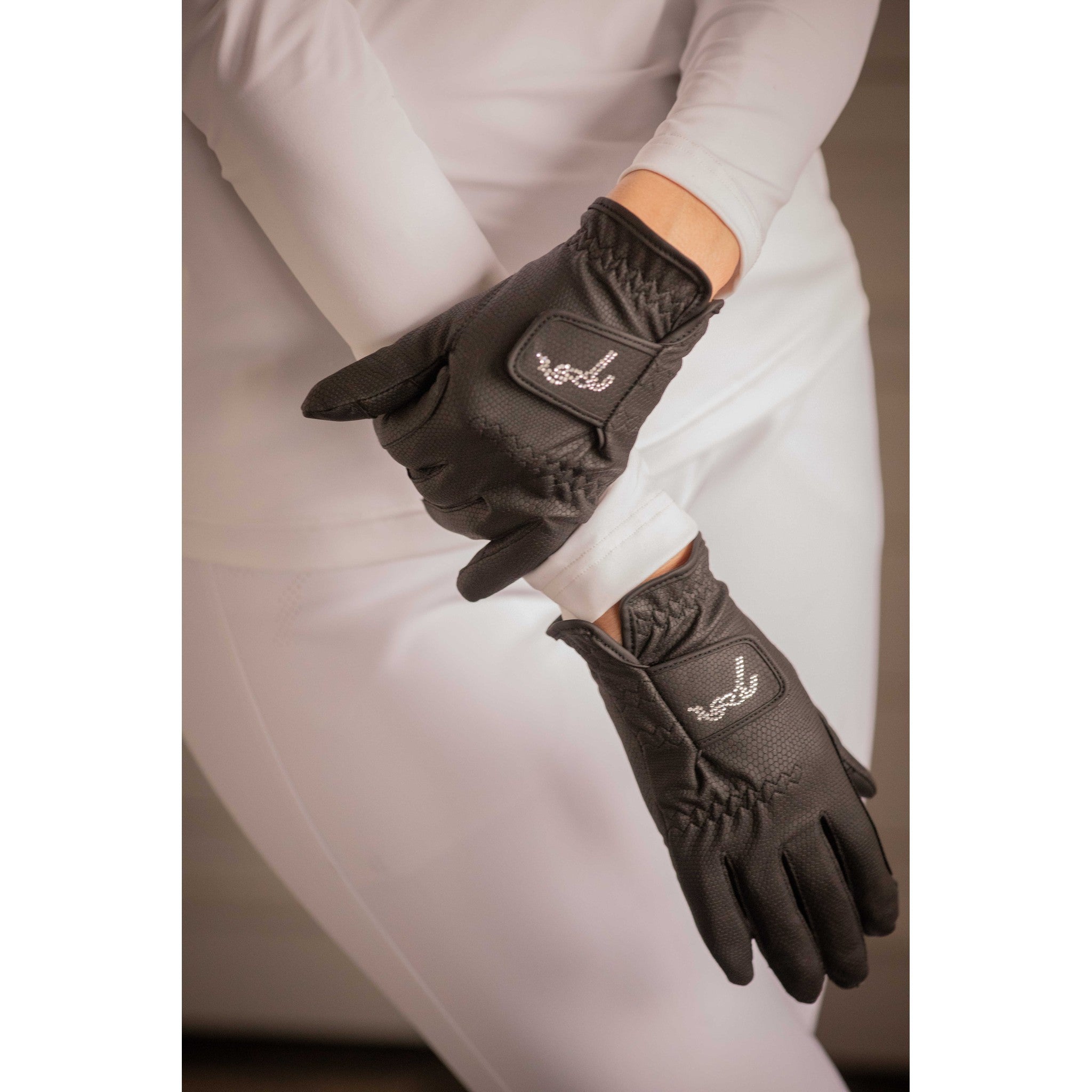 Pénélope Lyoni Riding Gloves Black 930806265