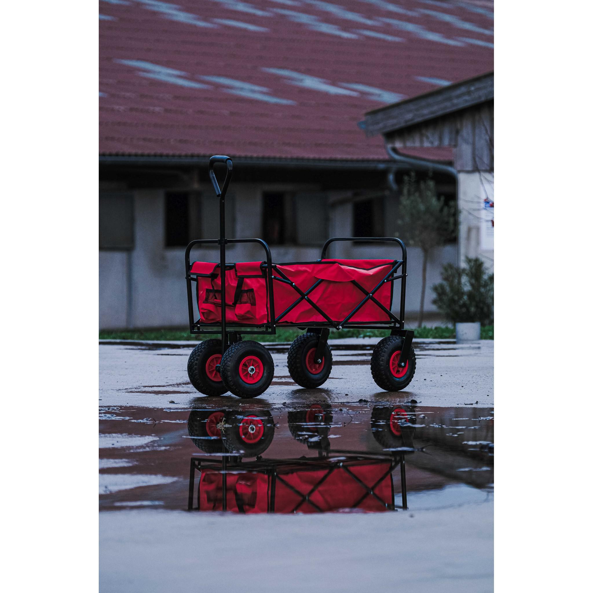 Hippo-Tonic 4-wheel Stable Cart Red 704245003