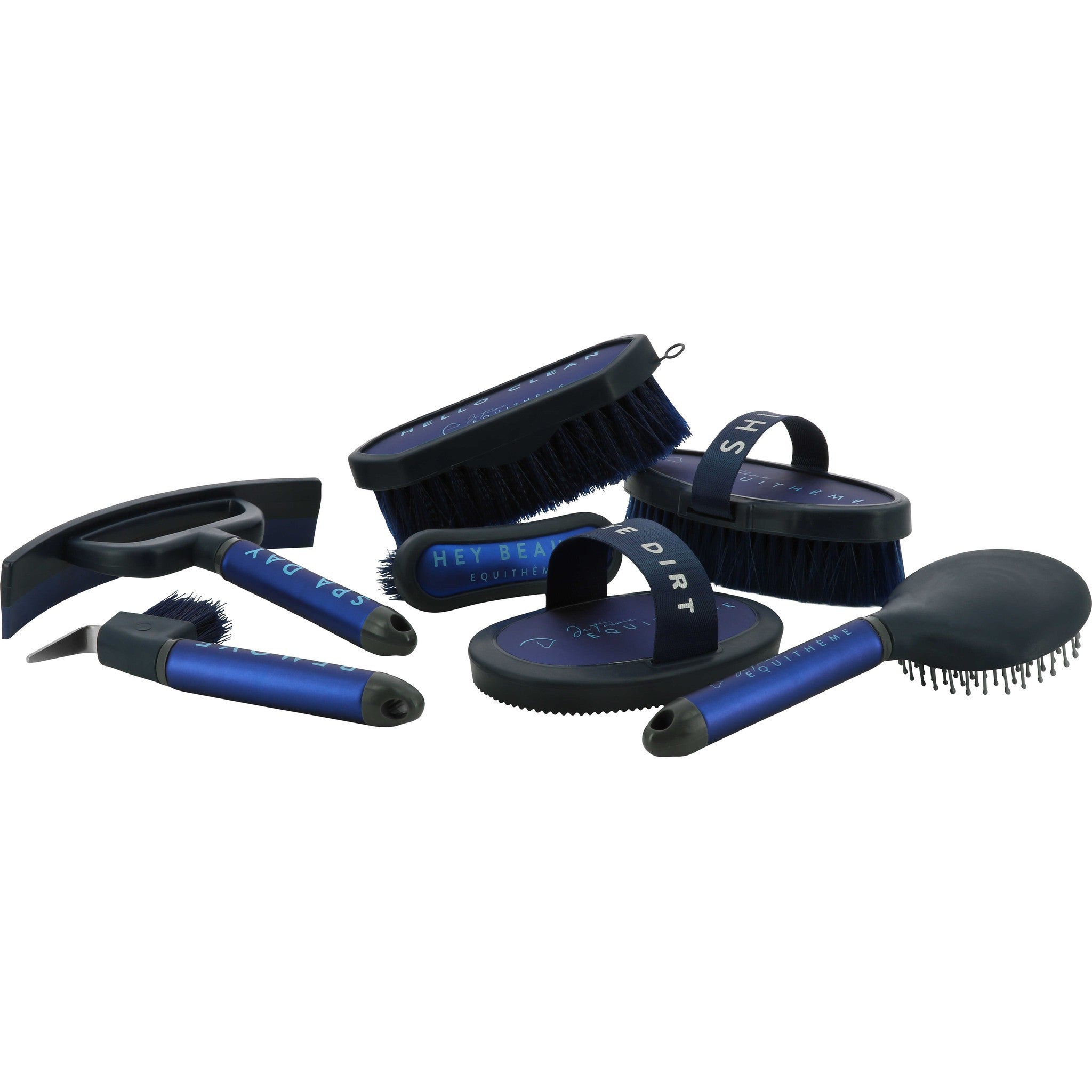 Je t'aime EQUITHÈME Fun Dandy brush Blue 311044006