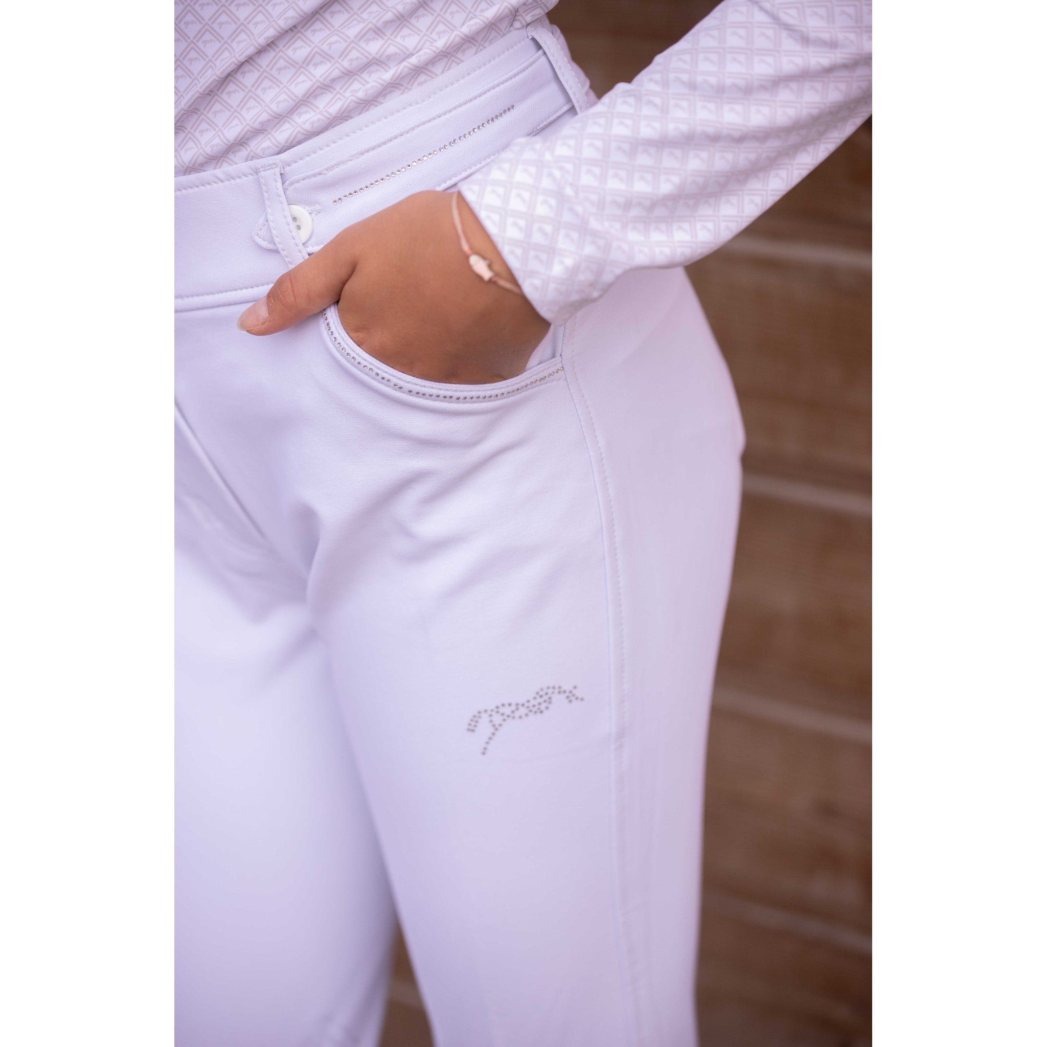 Pénélope Elégance Breeches - Children White 979921114