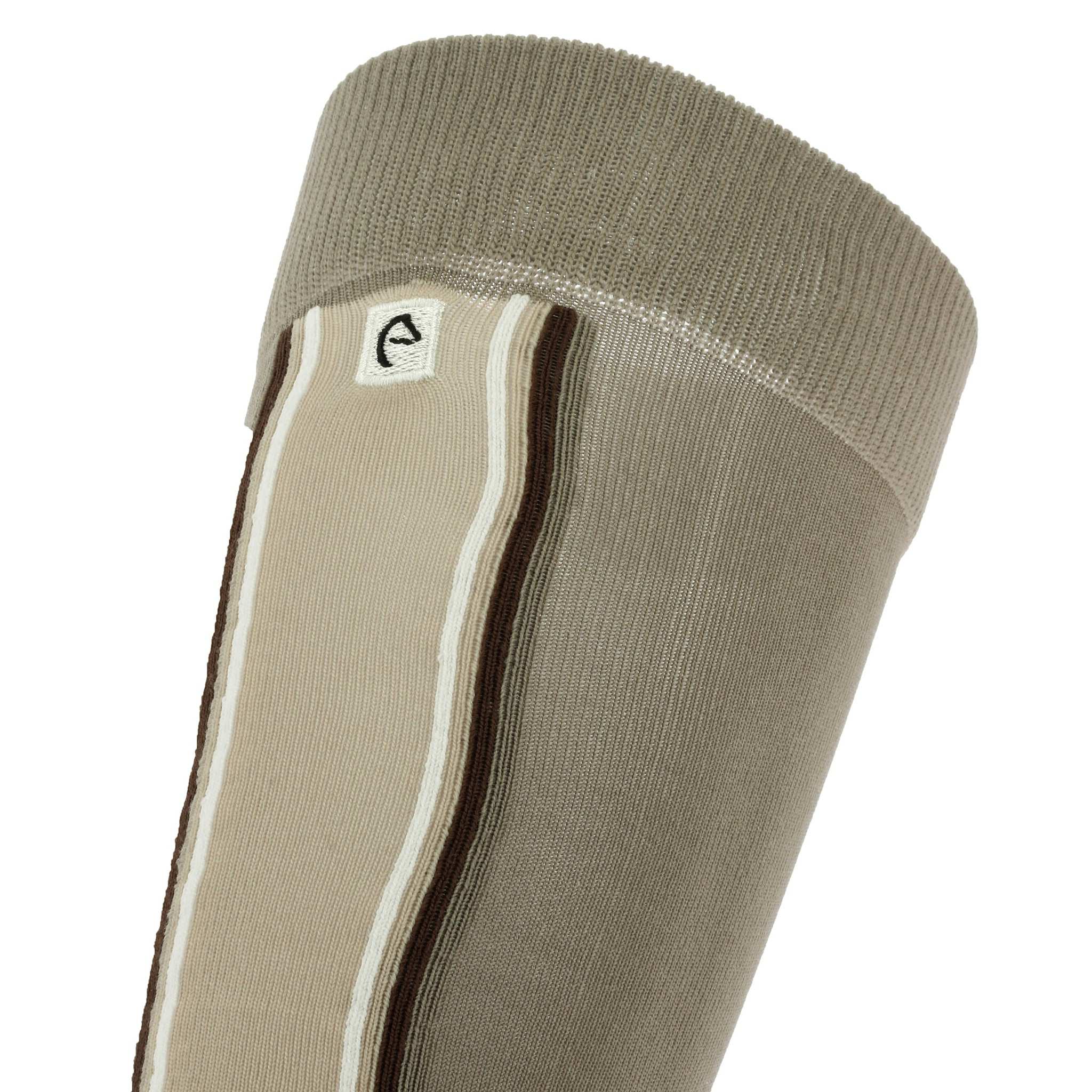 EQUITHÈME Classic Tricolore Socks Taupe 986414027
