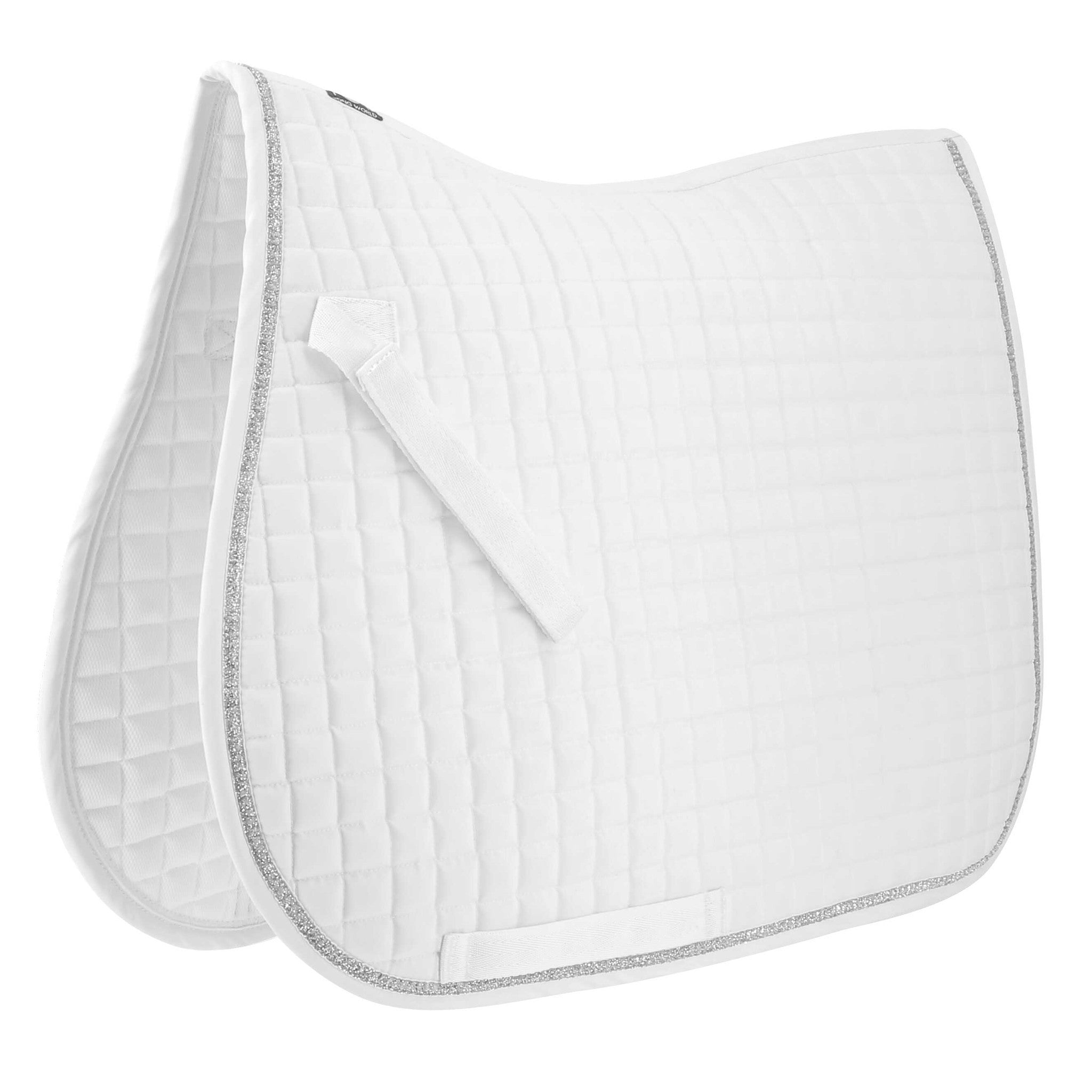 Riding World Girly saddle pad - All purpose White 204544001