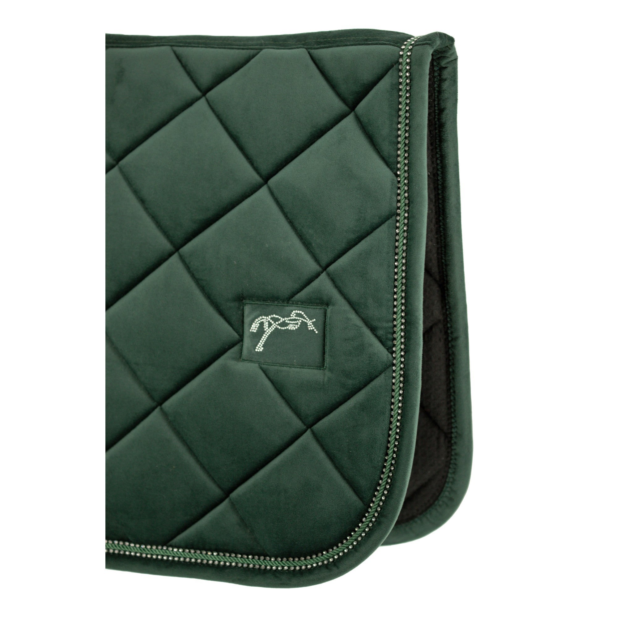 Pénélope New Strass Saddle pad - All purpose Dark green 204841009