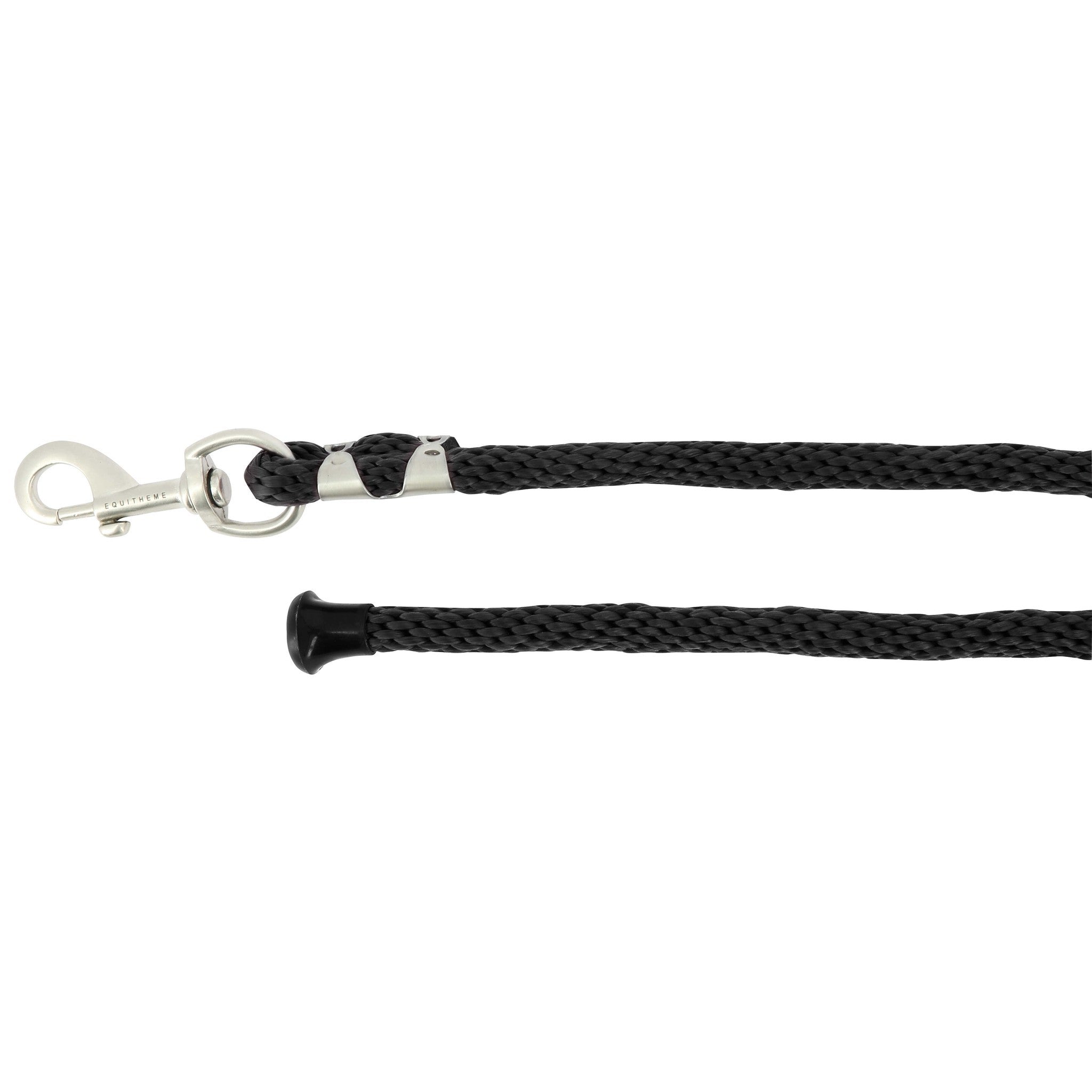 EQUITHÈME Soft Satiné Lead rope Black 520086002