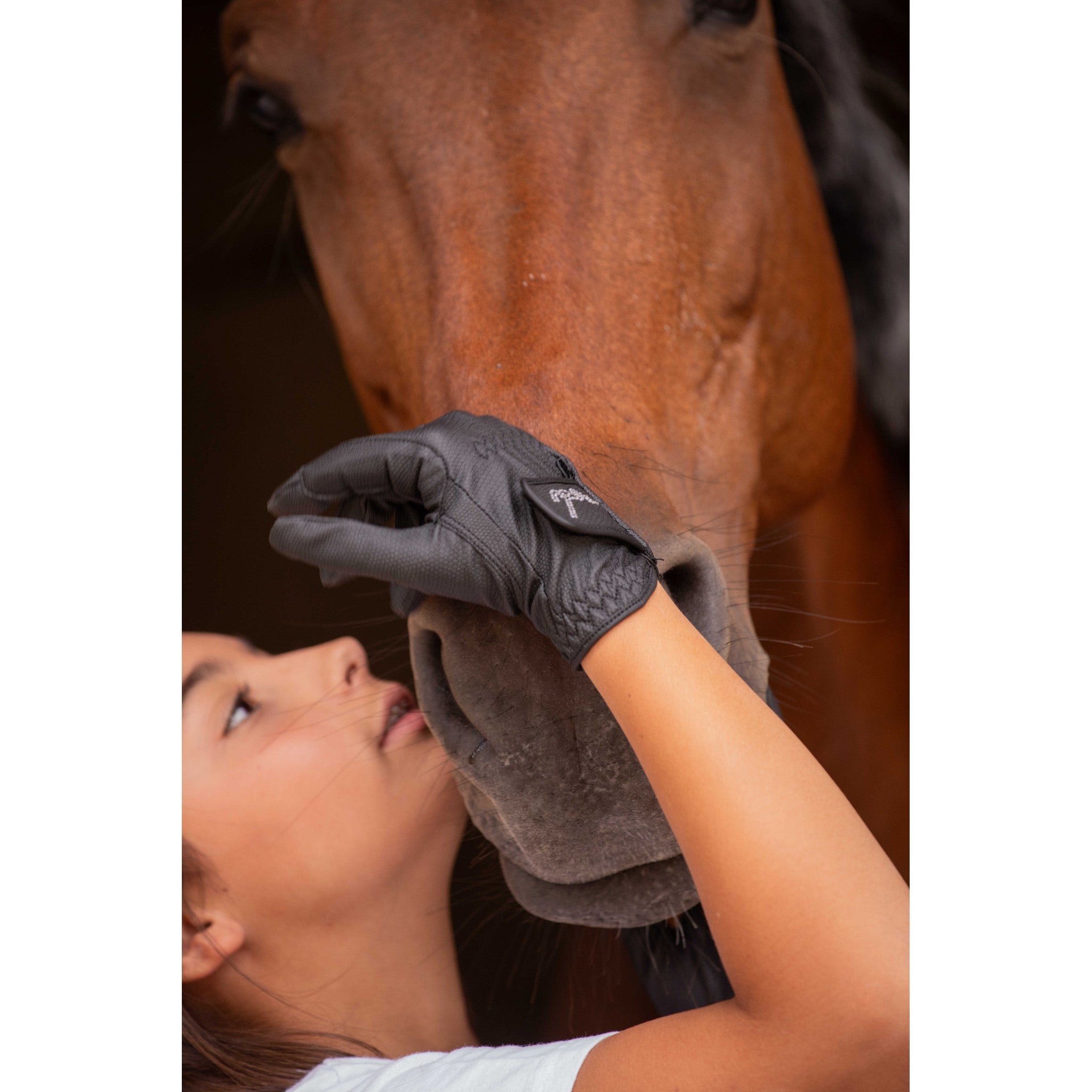 Eden by Pénélope Prisma Gloves - Children Black 980652255