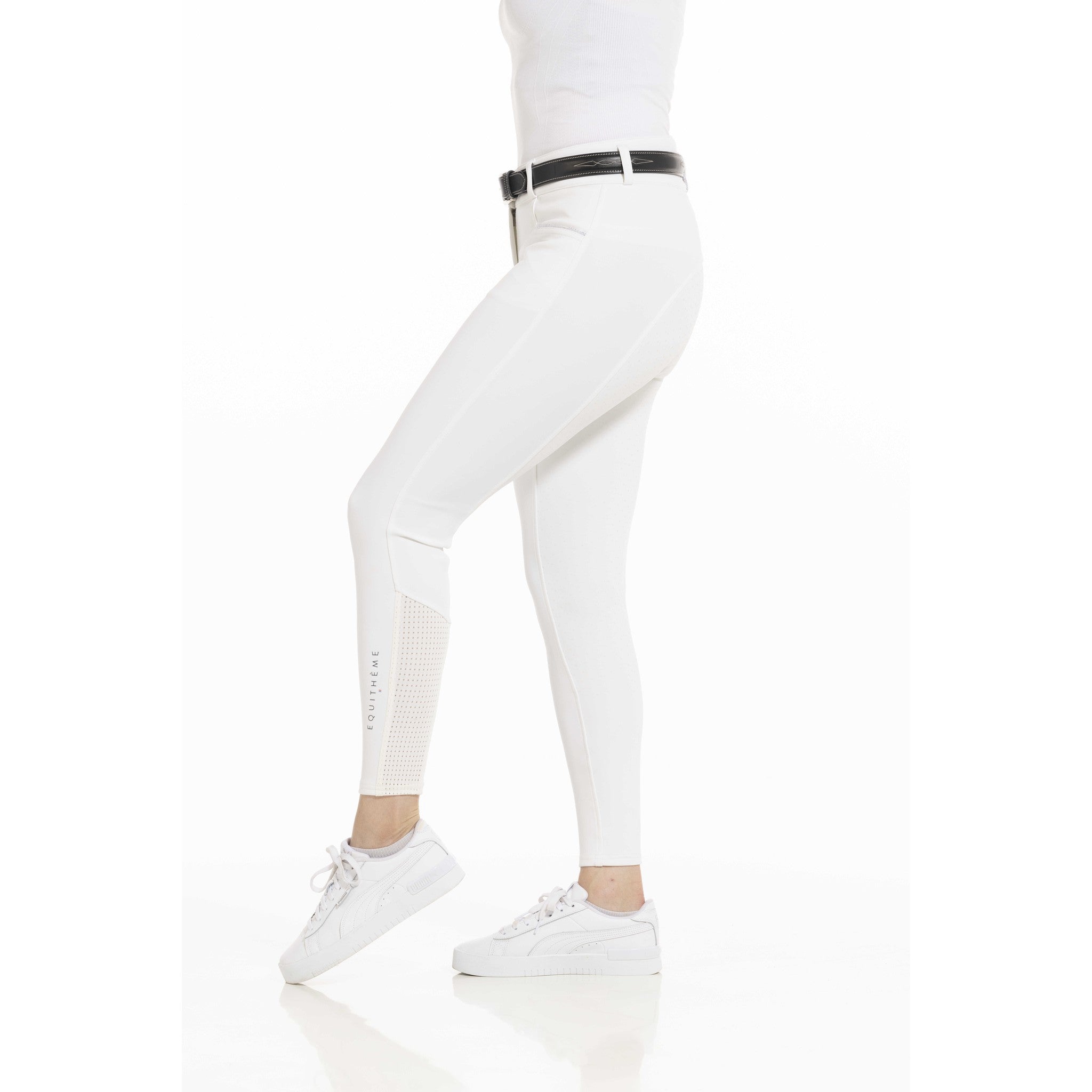 EQUITHÈME Claudine Breeches with silicone full seat - Ladies White 979788036