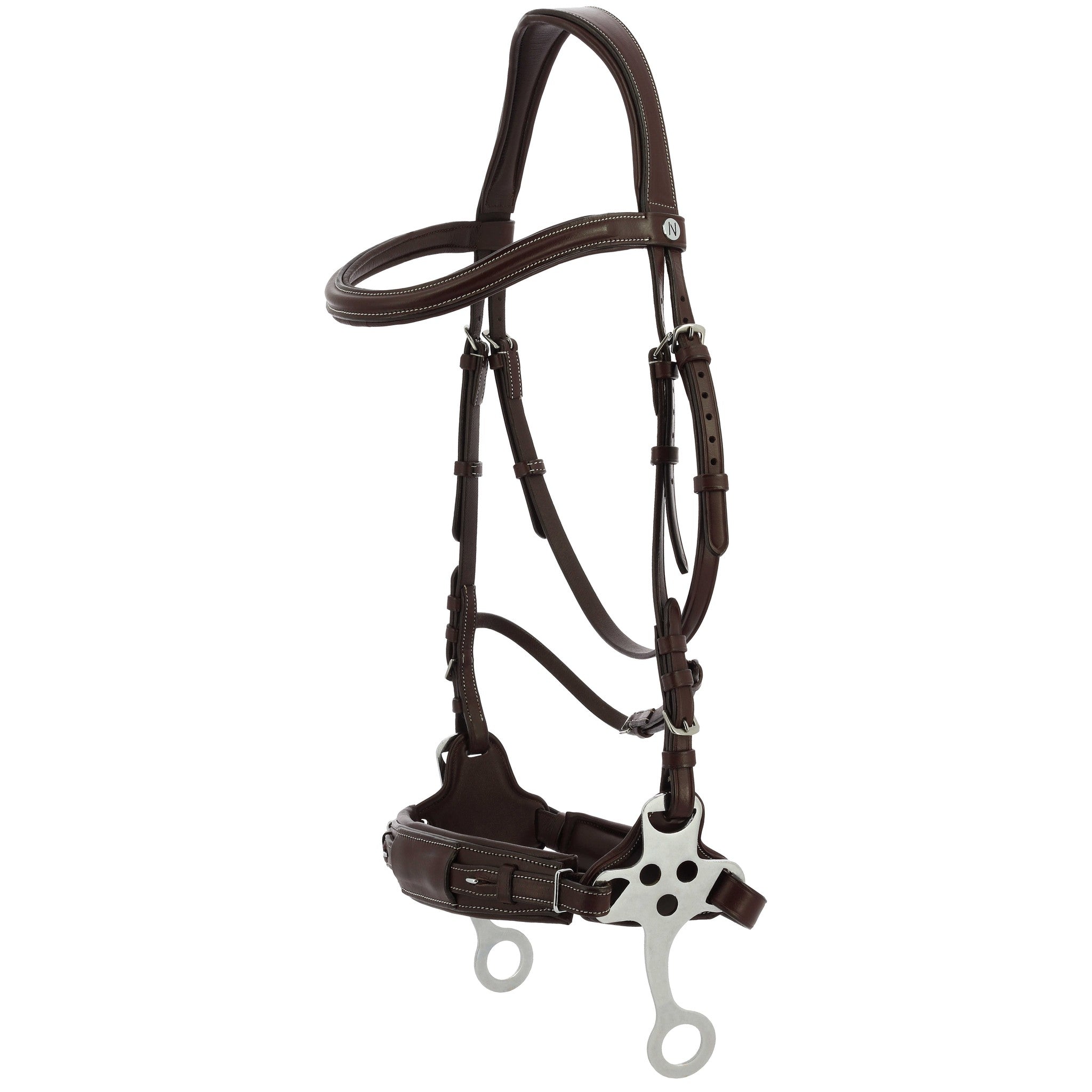 NORTON Hackamore Bridle - Compet Havana - 301904318_packshot_1