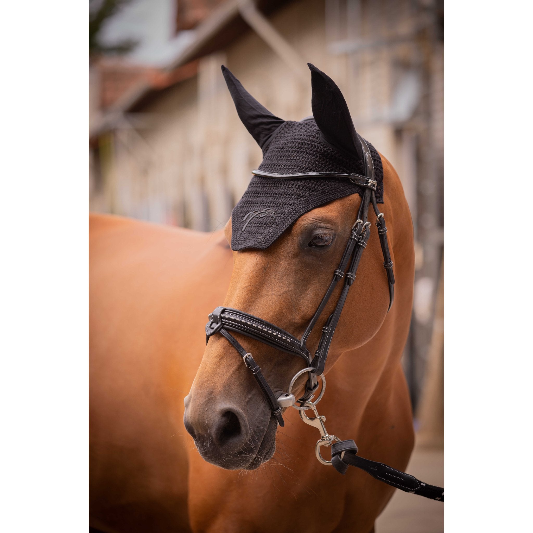 Penelope Cotton Fly Bonnet Black - 306977021_ambi_2