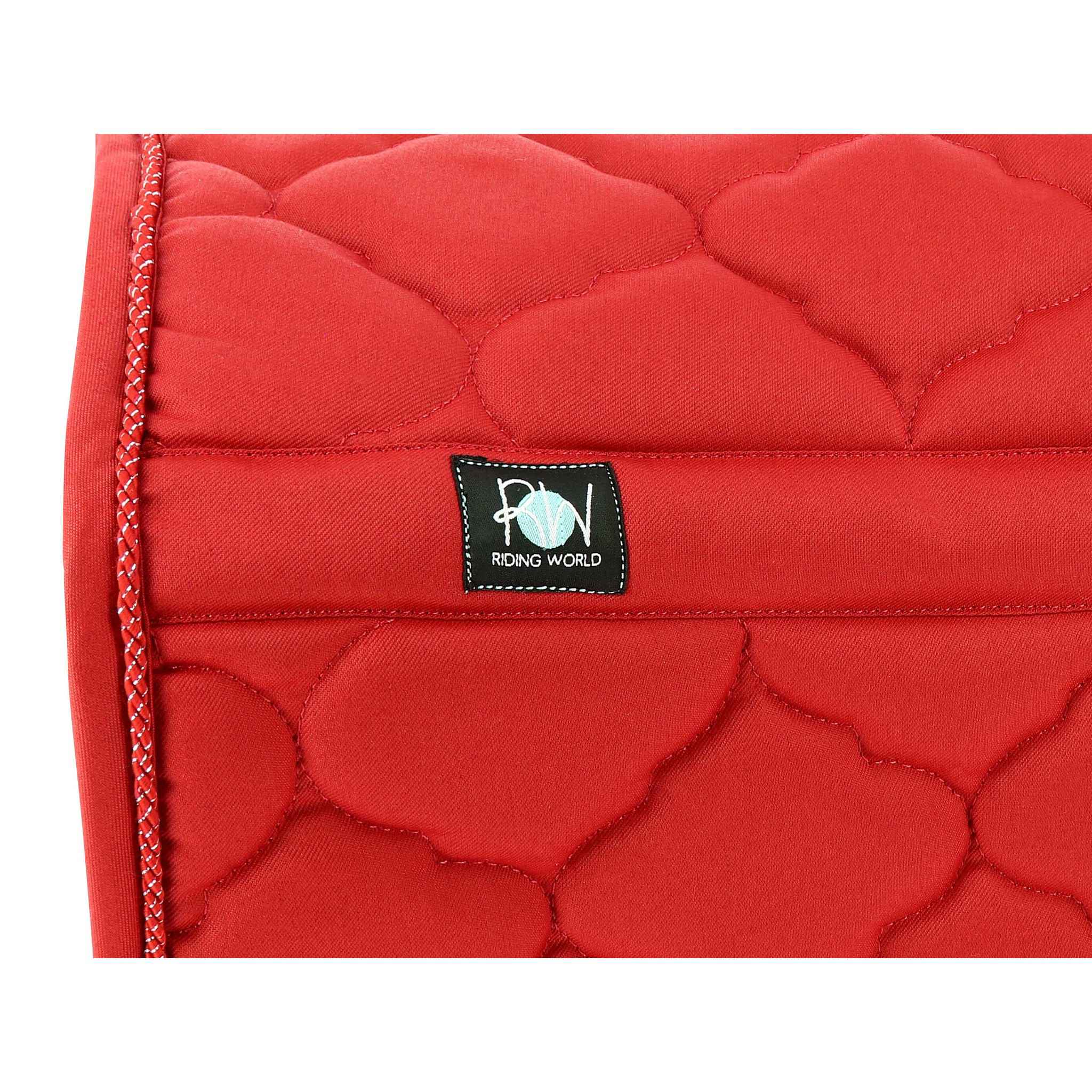Riding World Rope Saddle pad - All purpose Red 204535003