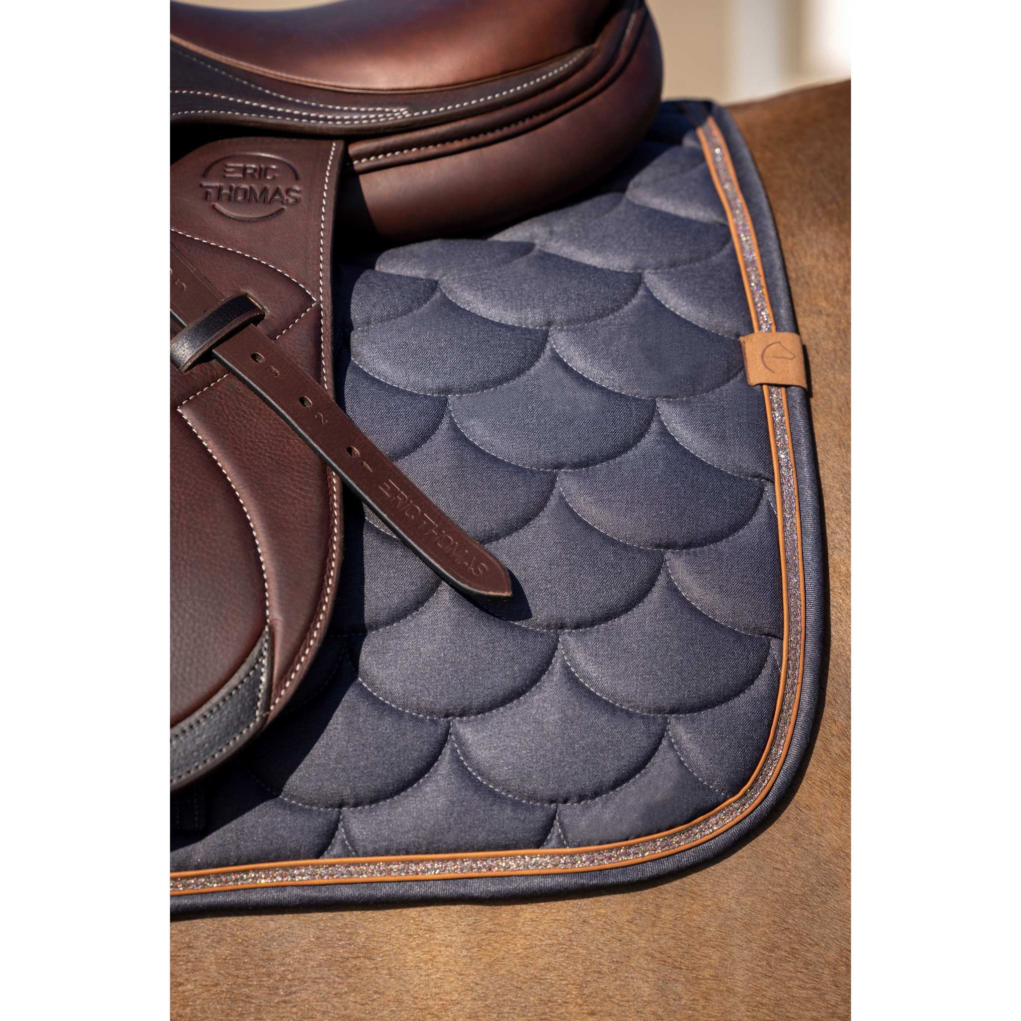 EQUITHÈME Khadi All-Purpose Saddle Pad Dark grey - 204759031_ambi_2