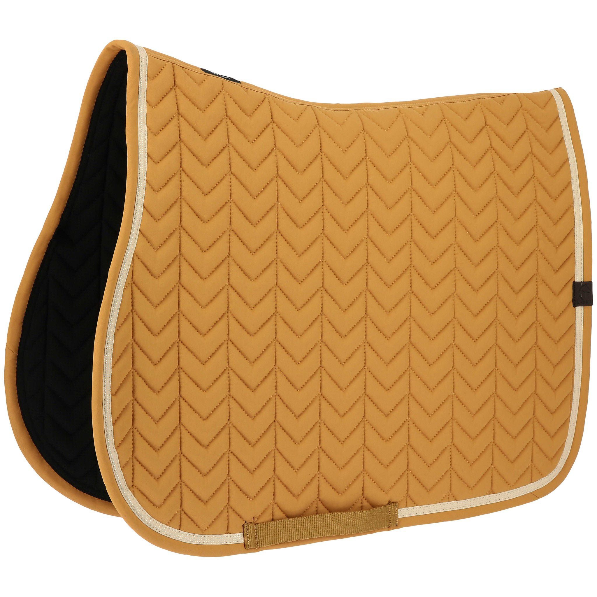 EQUITHÈME Softypop Saddle Pad - All purpose Yellow 204003026