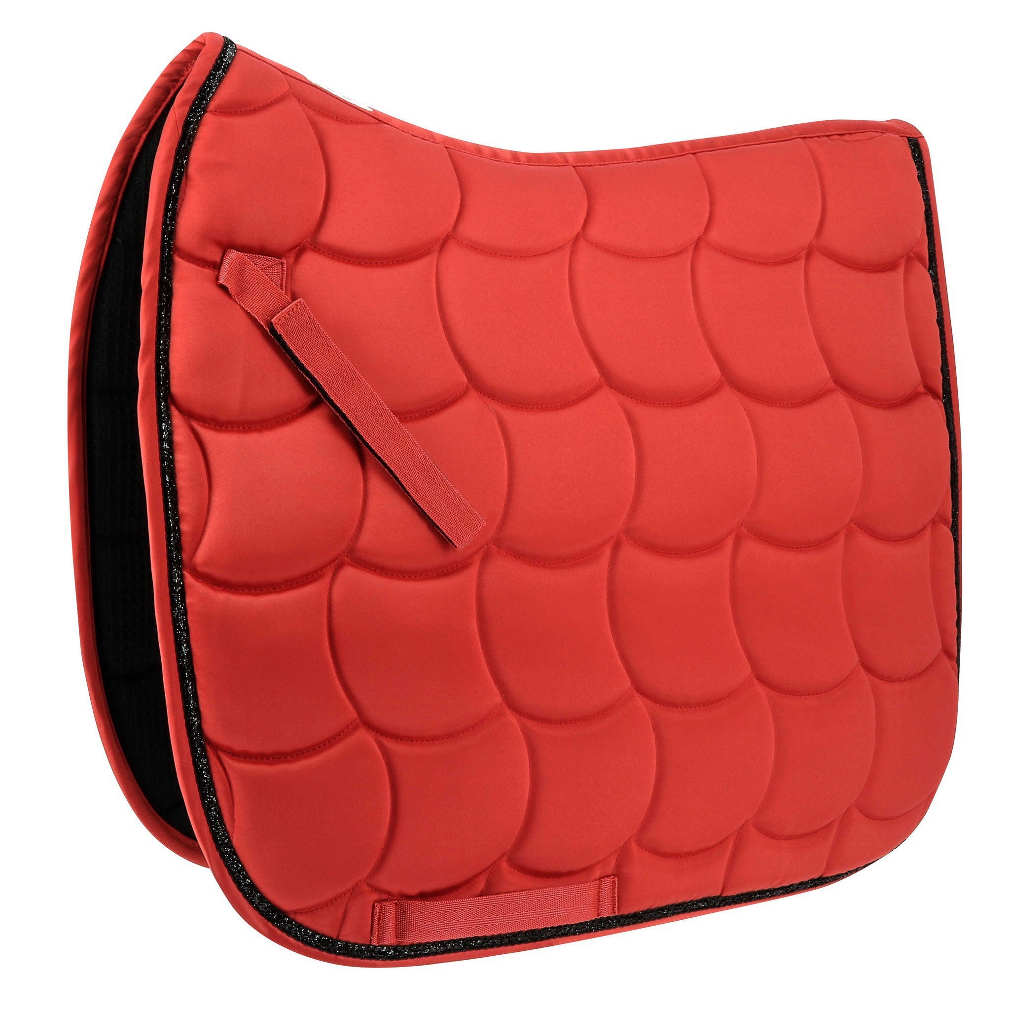 EQUITHÈME Satin Saddle pad - Dressage Red 204433003