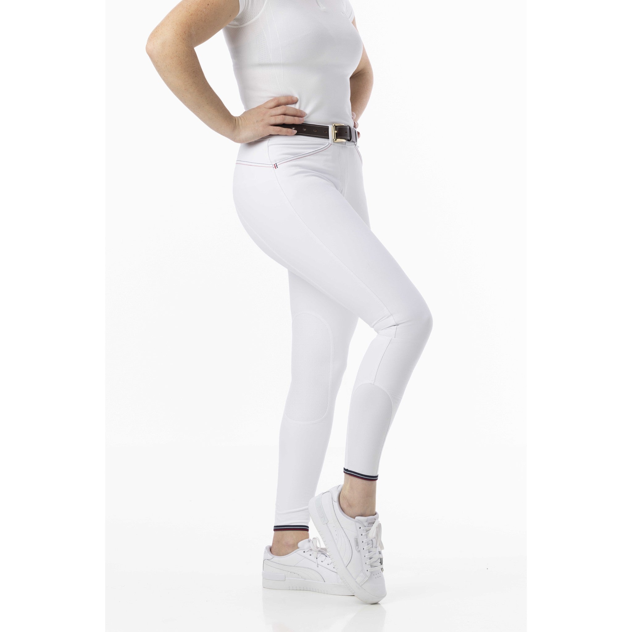 EQUITHÈME Yolande Breeches - Ladies White 979367136