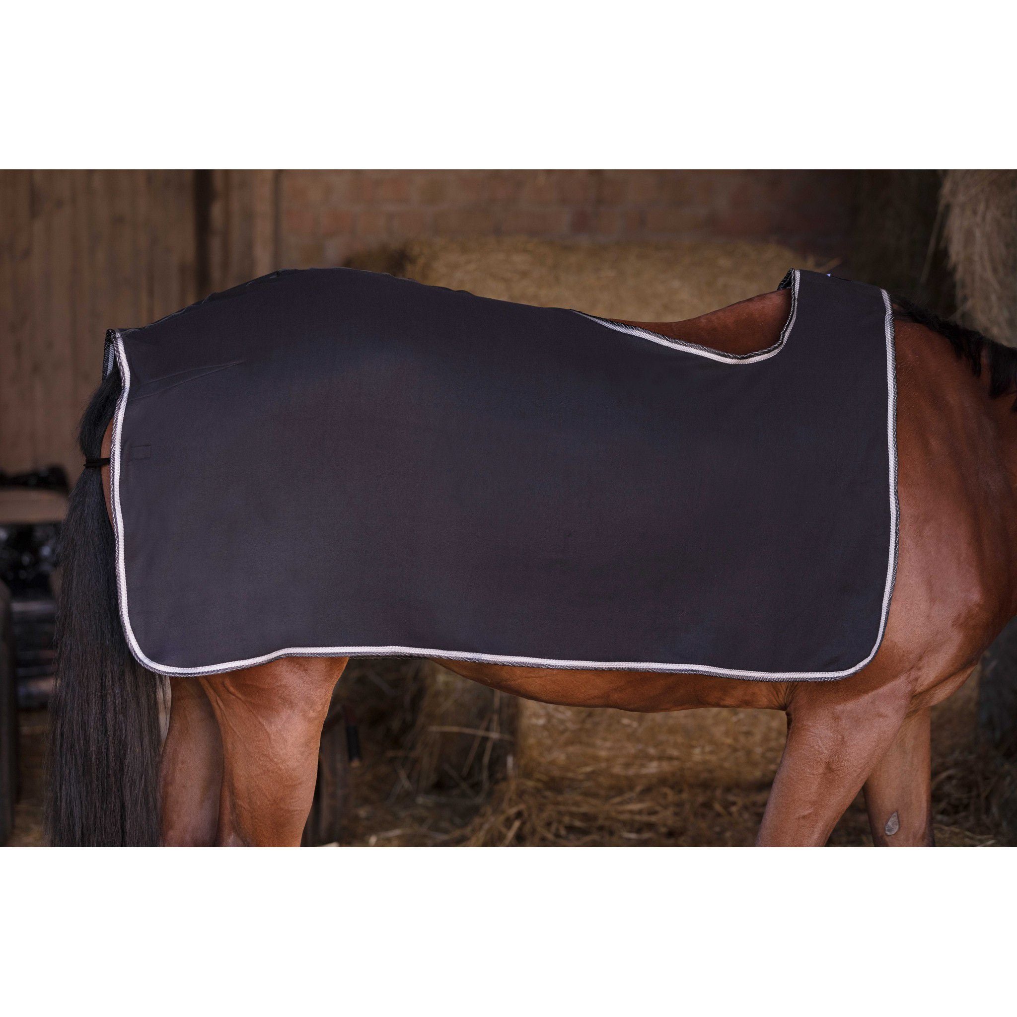 Riding World polar fleece exercise sheet Black/grey 400154250