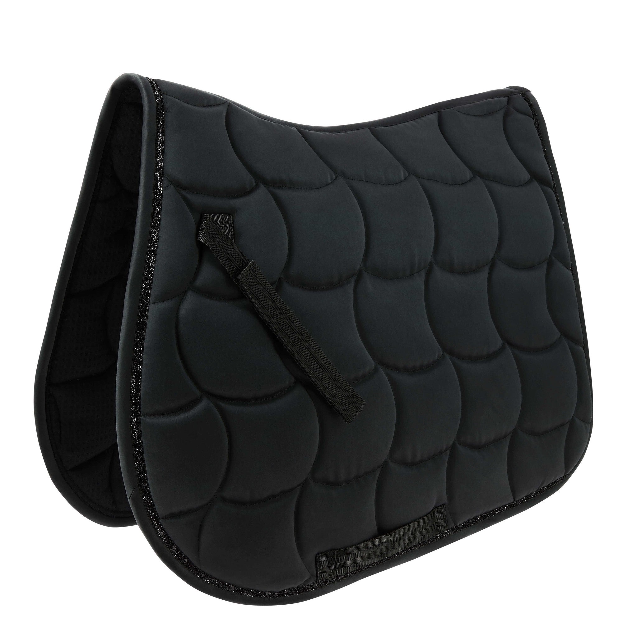 EQUITHÈME Satin Saddle pad - All purpose Black 204432002