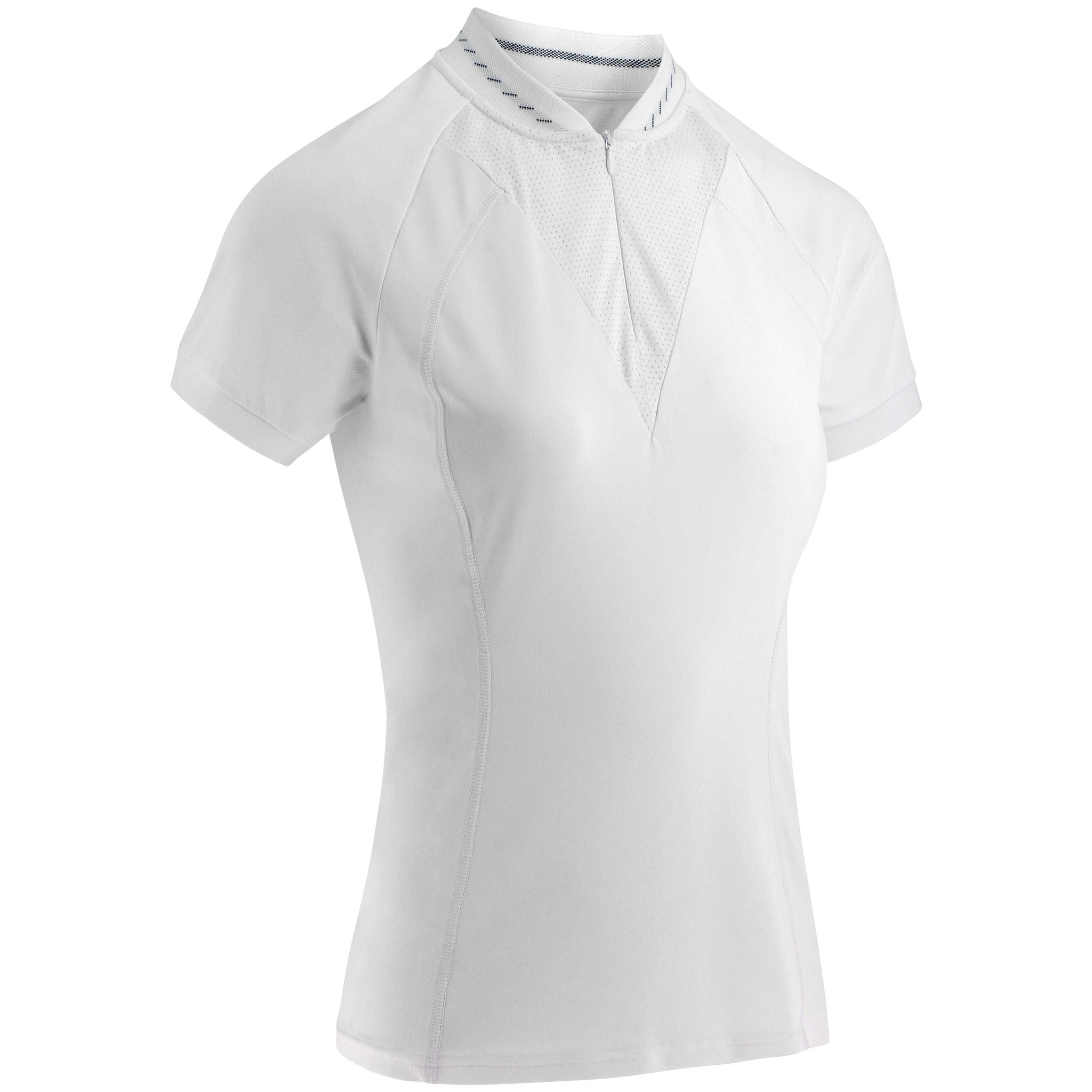 EQUITHÈME Elodia Show Polo - Women - White - 962108012_packshot_1