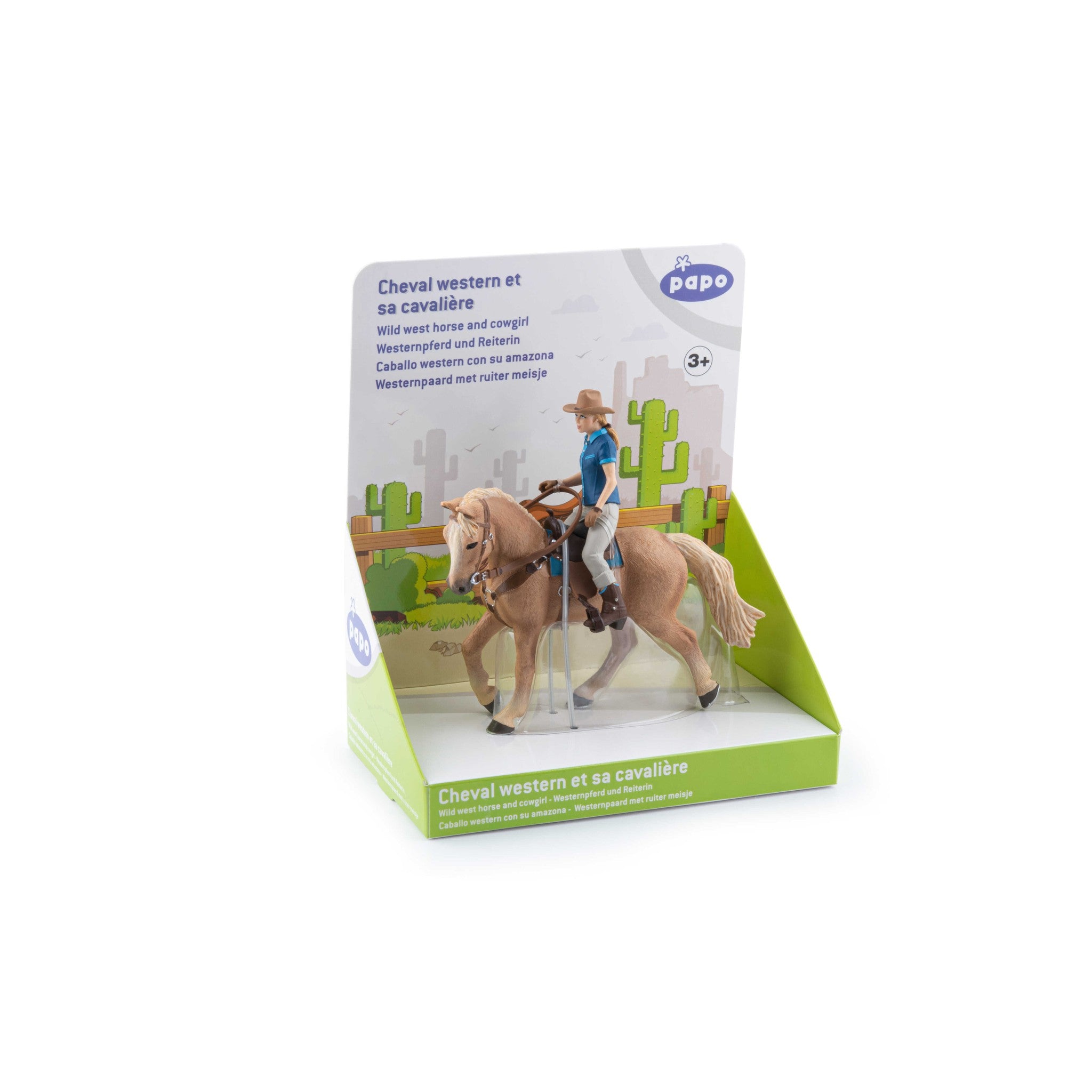 Papo Western Horse and Rider Set - 905051566_packshot_7