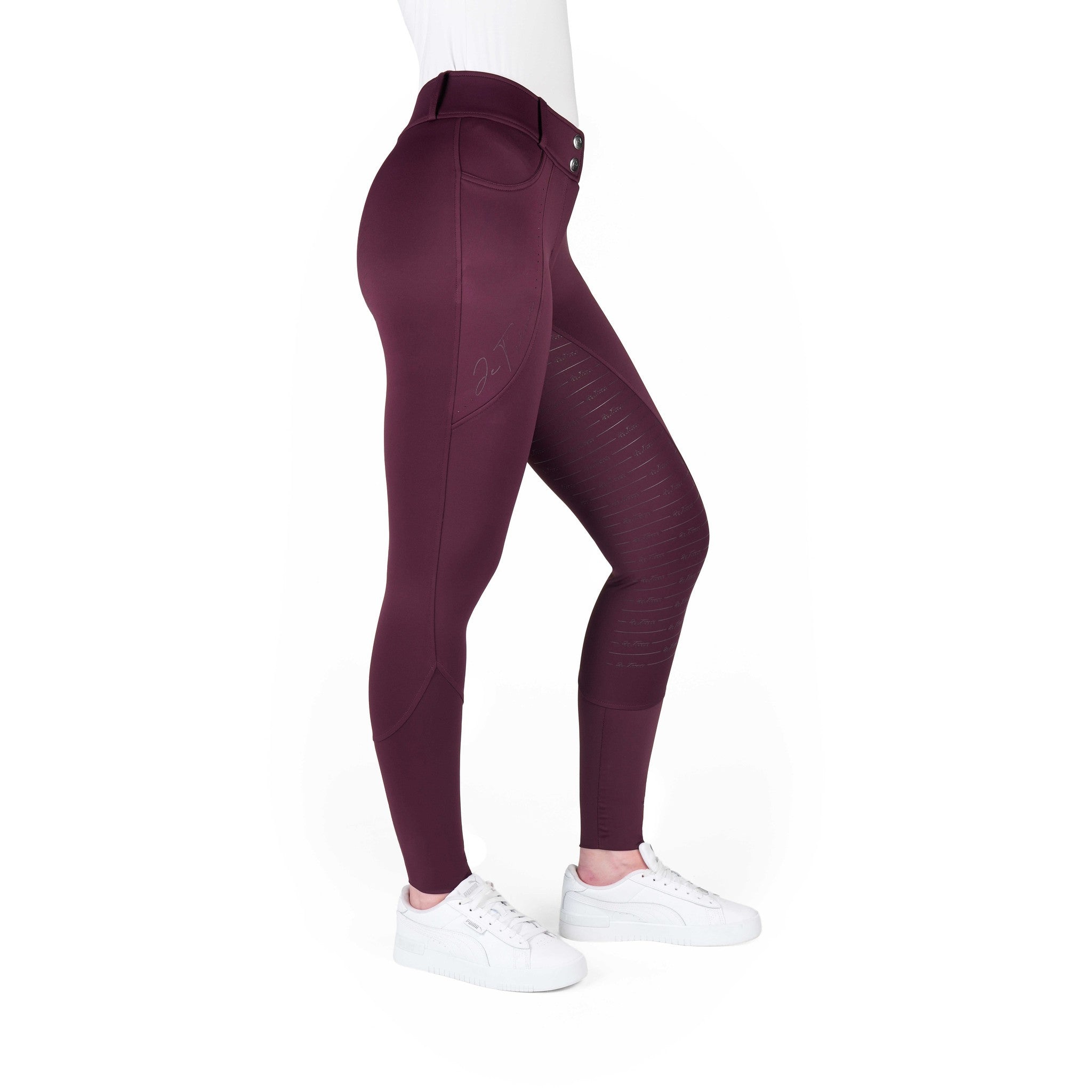 Je t’aime EQUITHÈME Elsa Breeches - Ladies Plum 979842336