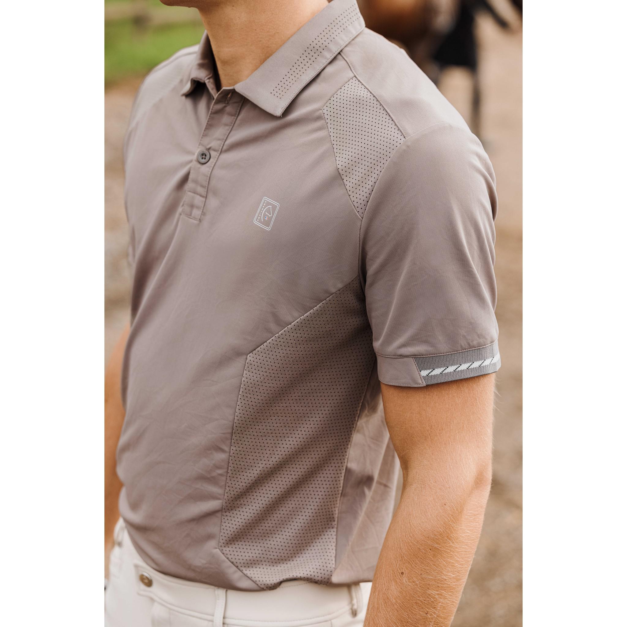 EQUITHÈME Eric Polo Shirt - Men Taupe 962088273