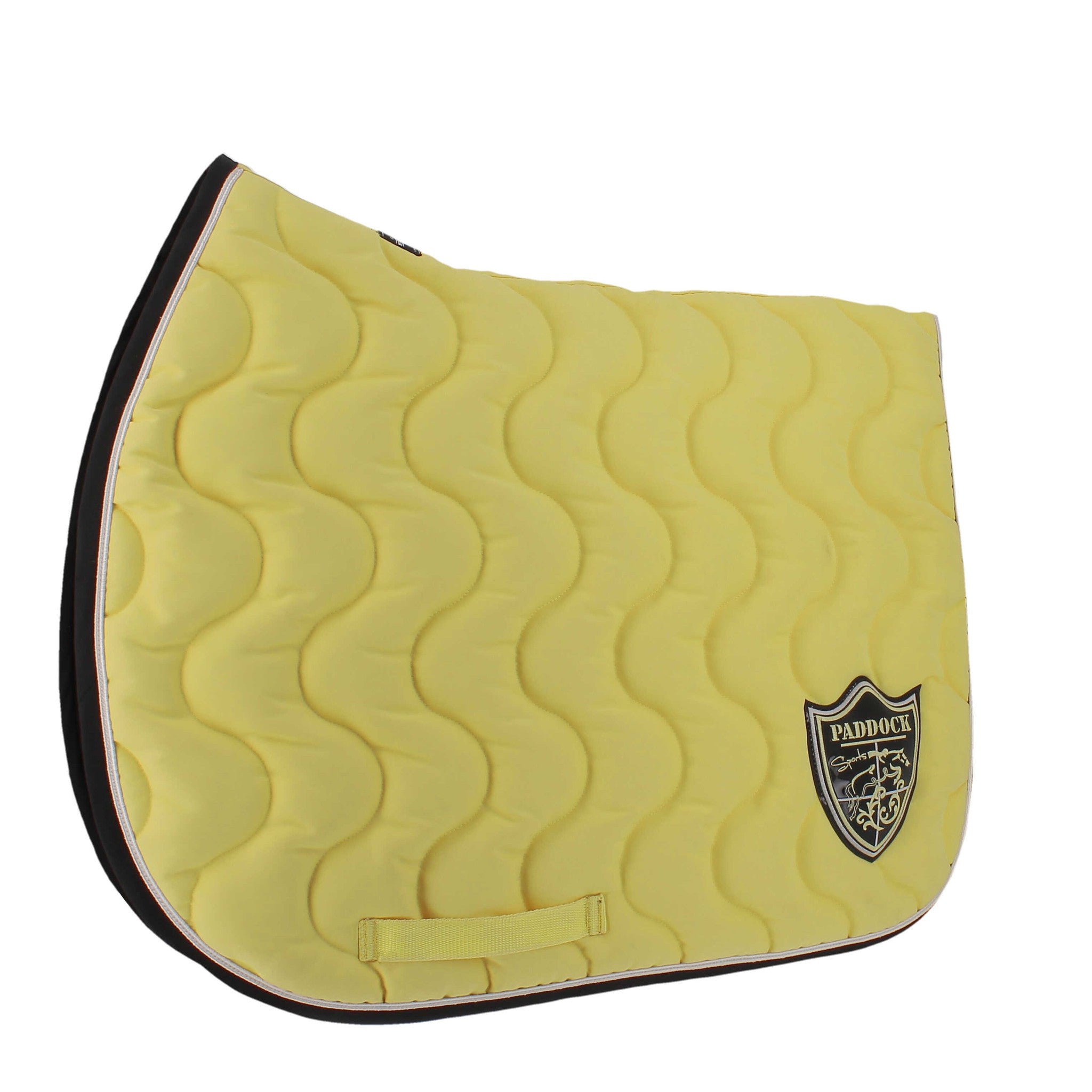 Paddock Sports Origin Saddle Pad with Crest - All-Purpose Yellow - 204742010_packshot_1
