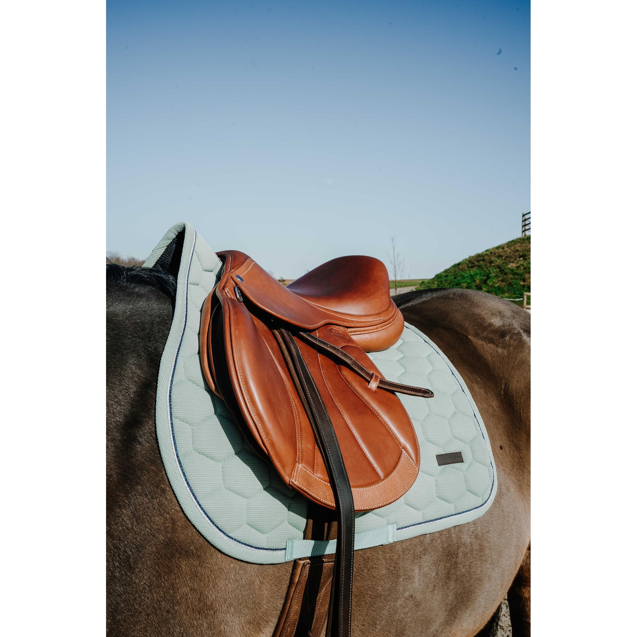 EQUITHÈME Honey All-Purpose Saddle Pad Light green - 204028008_ambi_2