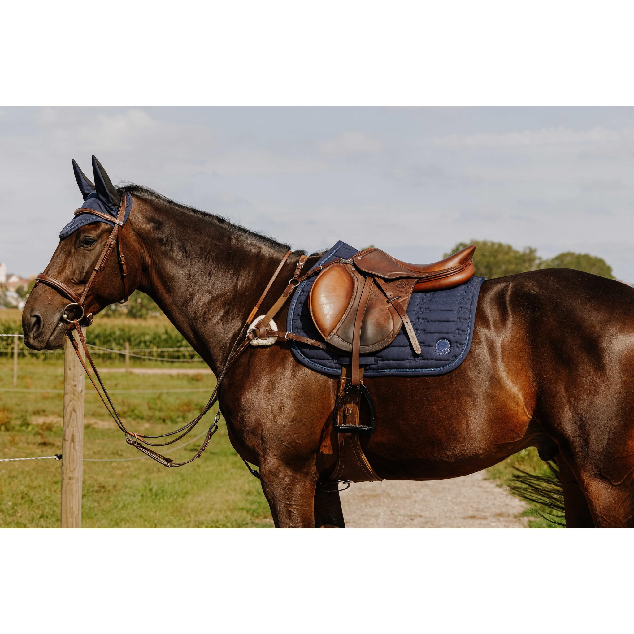 Je t’aime EQUITHÈME Origine Saddle Pad - All purpose Blue 204508007
