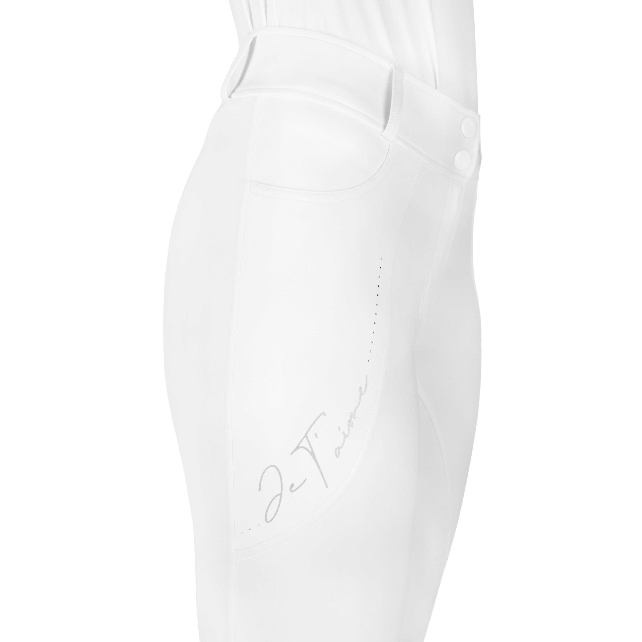 Je t’aime EQUITHÈME Elsa Breeches - Ladies White 979842136