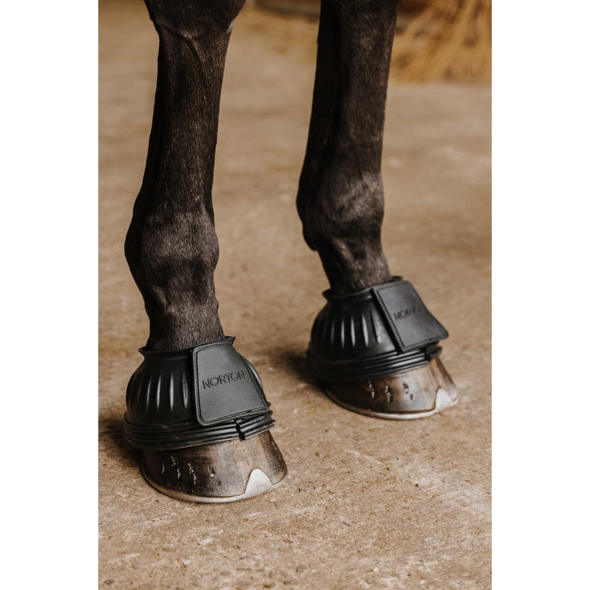 Norton NoTurn 6mm rubber overreach boots Black 545202002