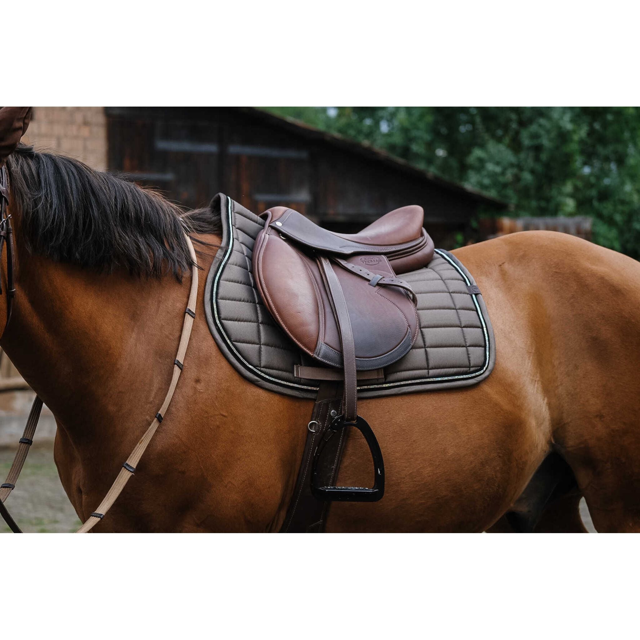 EQUITHÈME Domino All-Purpose Saddle Pad Coppery - 204782005_ambi_2